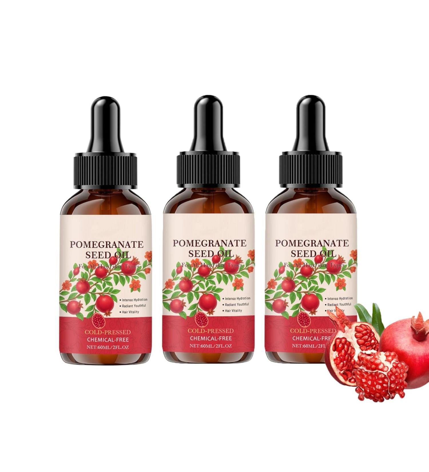 Huile de p pins de grenade bio press e froid pour r duire les rides et am liorer l' lasticit de la peau du visage et du corps 3pcs - Buy Online on GoSupps.com
