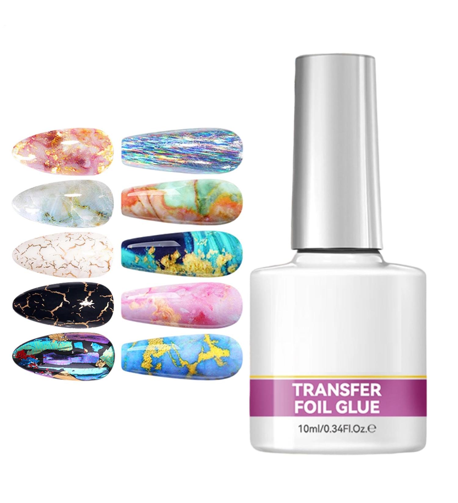  G n rique Nail Foil Gel Strong Manicure Adhesive 10ml | Nail Foil Glue Manicure | Stickers for Professional and Beginner Women | Perfect for - Buy Online on GoSupps.com