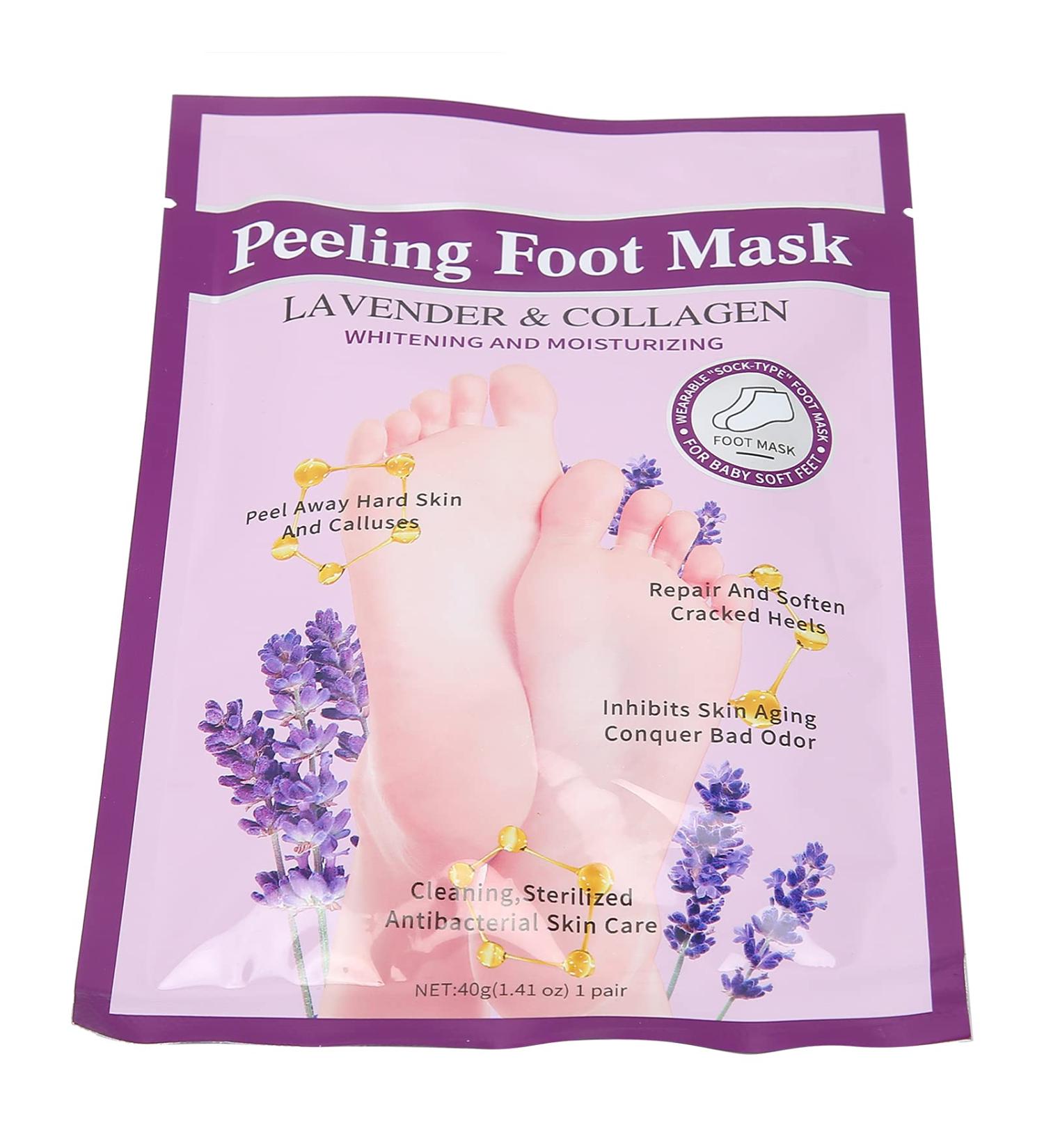 Foot Mask Safe Use Good Wrapping Natural Ingredients Improve Foot Skin Exfoliating Feet Mask for Home - Buy Online on GoSupps.com