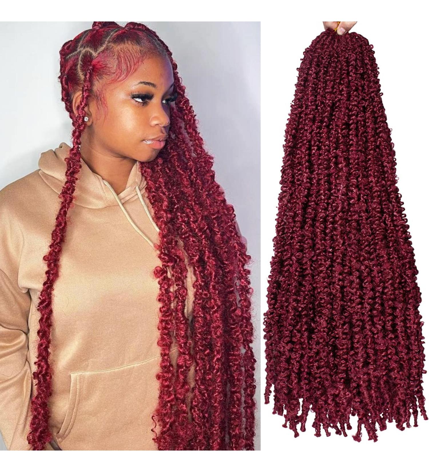 Leeven 30 Inch Butterfly Locs Crochet Hair - Pre Looped Soft Synthetic Braiding Hair for Women - Distressed Butterfly Locs Extensions - Buy Online on GoSupps.com