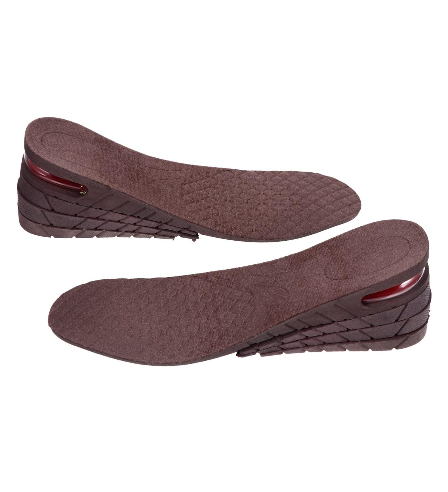 FOMIYES Height Increase Insoles - 1 Pair Comfortable Heel Shoe Lifts for Men & Women - Arch Support & Heightening Coffee 27x8.5 cm for Outdoor Shoes - Buy Online on GoSupps.com