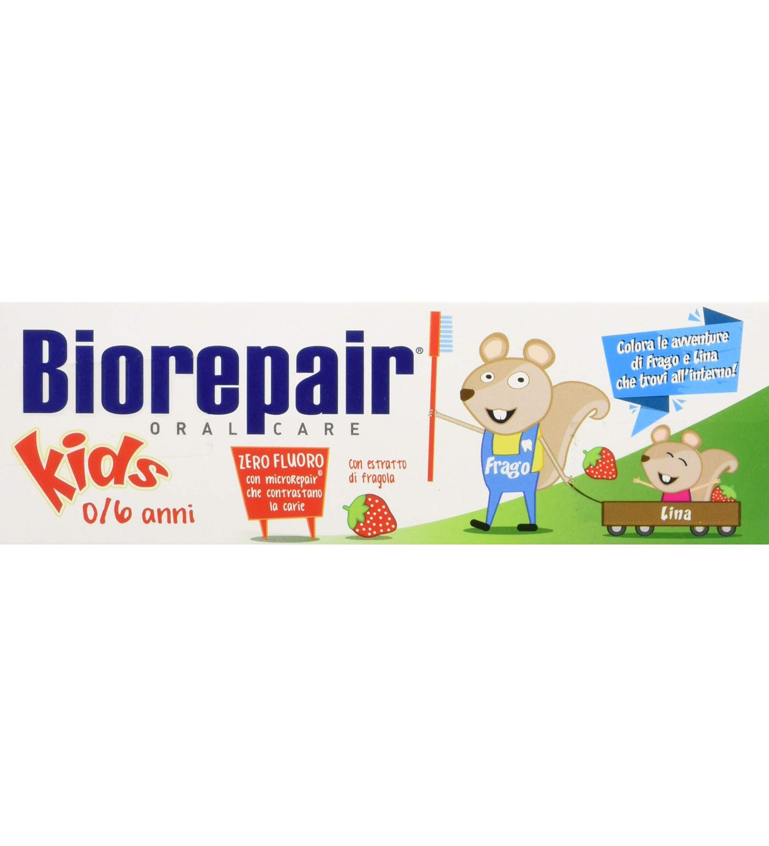 Buy 12 x Organic Toothpaste for Children - Mice & Gigio 0-13 50 ml | Perfect for Kids Oral Care - Buy Online on GoSupps.com
