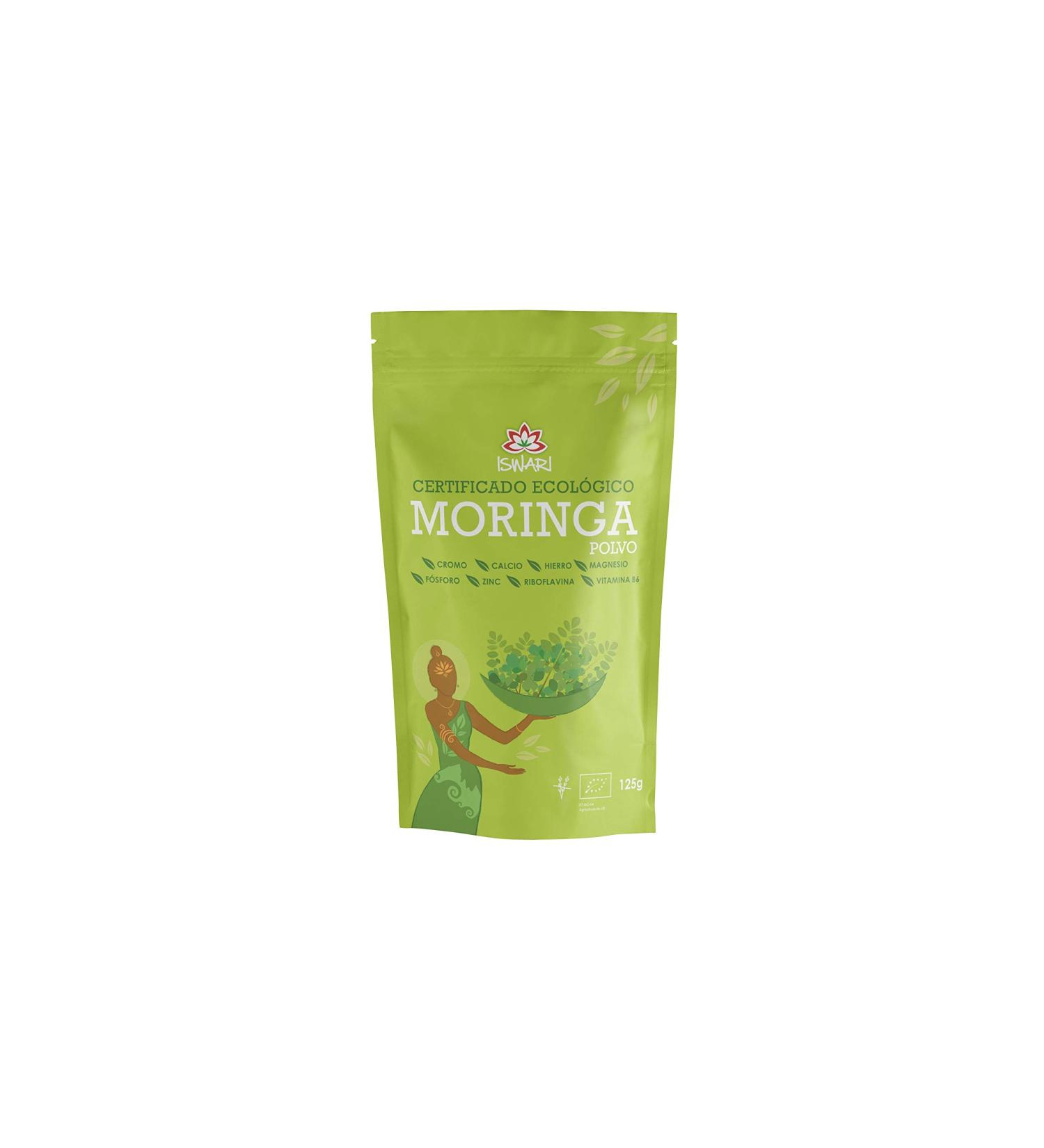 Iswari Moringa Superfood 125 g Organic 1 unit 200 g - Buy Online on GoSupps.com