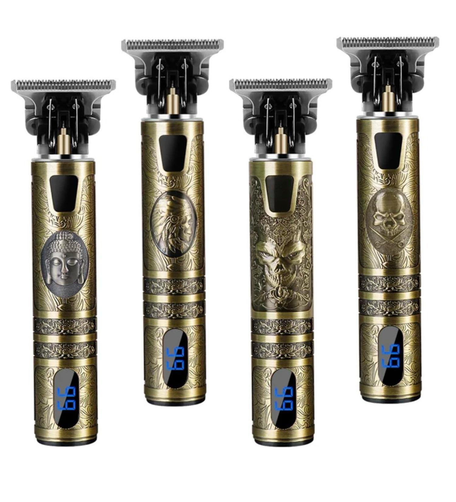 Vintage Style T9 Beard Trimmer - Antique Design 4-Piece Grooming Kit for Perfect Beard Care - Buy Online on GoSupps.com