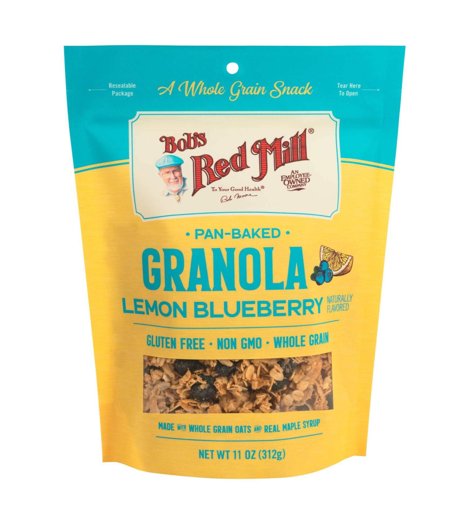 Bob's Red Mill Lemon Blueberry Granola 11 Oz - Healthy Pan-Baked Snack - Buy Online on GoSupps.com