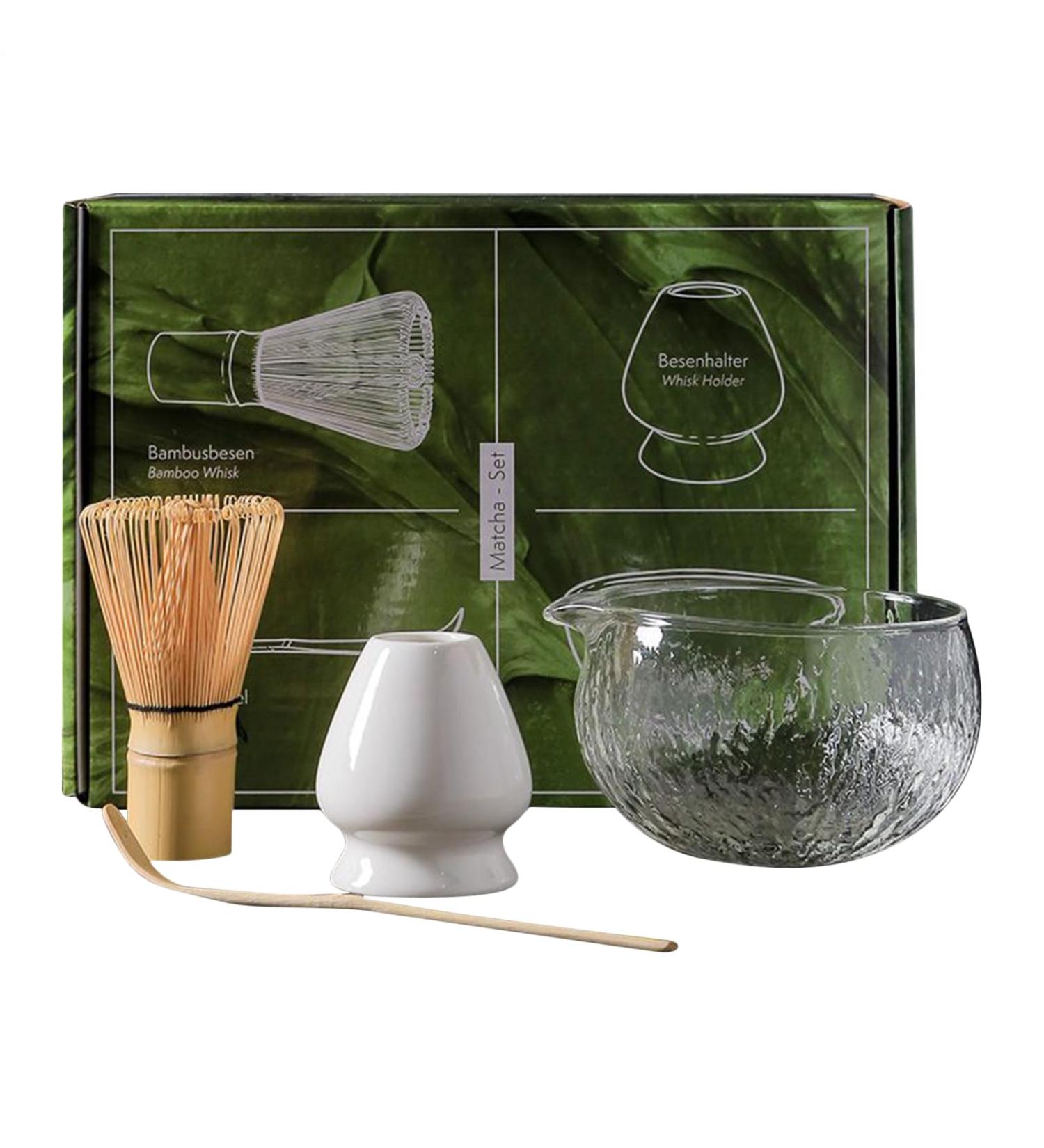 Ensemble de fouet Matcha jeu de th Matcha - Bowl Spoon Whisk Matcha Accessoires | Outils de fabrication de th traditionnels polyvalents exquis kit complet pour les bureaux domicile relaxation - Buy Online on GoSupps.com