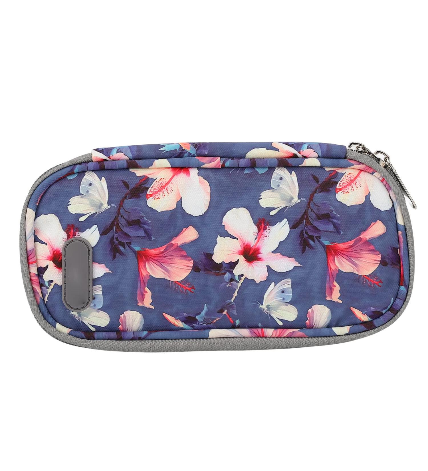 Diabetic Insulin Cooler Bag - Portable Travel Case for Insulin Pen Supplies (Begonia Flower) - Buy Online on GoSupps.com
