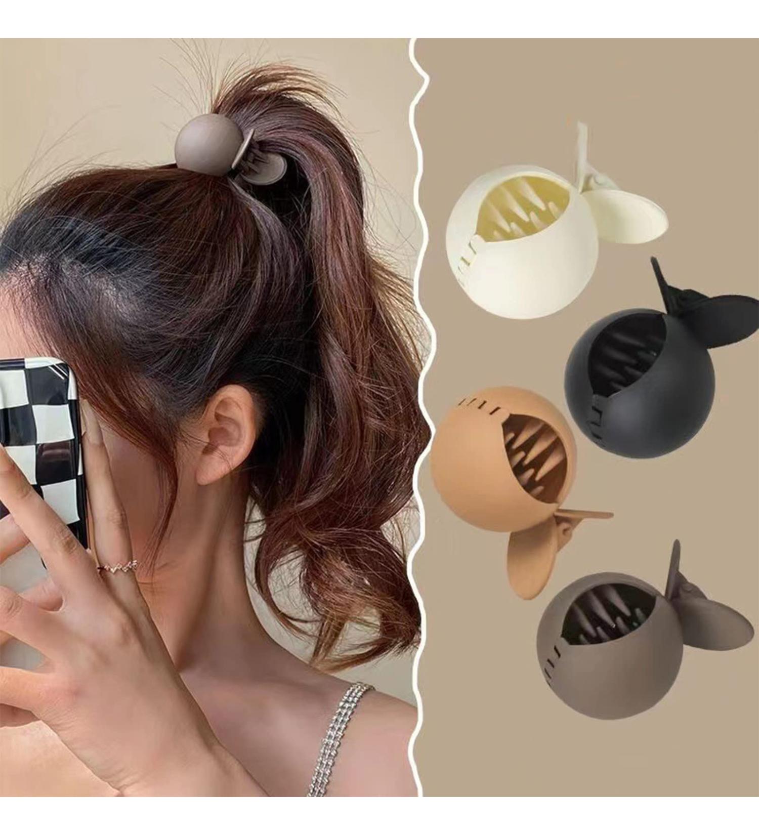 4 PCS Fish Shaped Hair Jaw Clips - Cute Ponytail Holder Barrette for Women and Girls - Buy Online on GoSupps.com