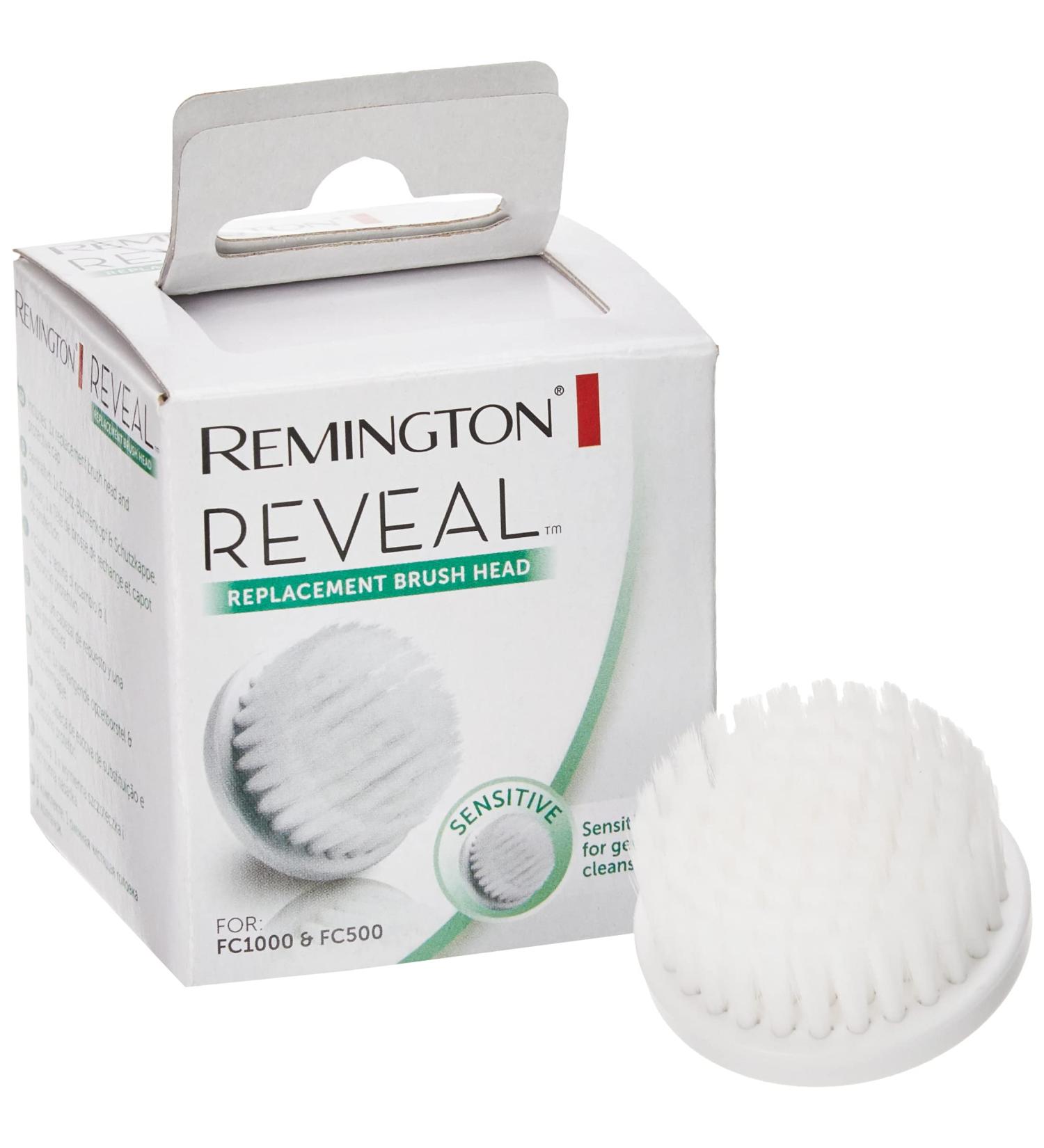 Remington SP-FC2A Replacement Brush for REVEAL FC1000 - Sensitive Facial Cleansing Brush - White - Buy Online on GoSupps.com