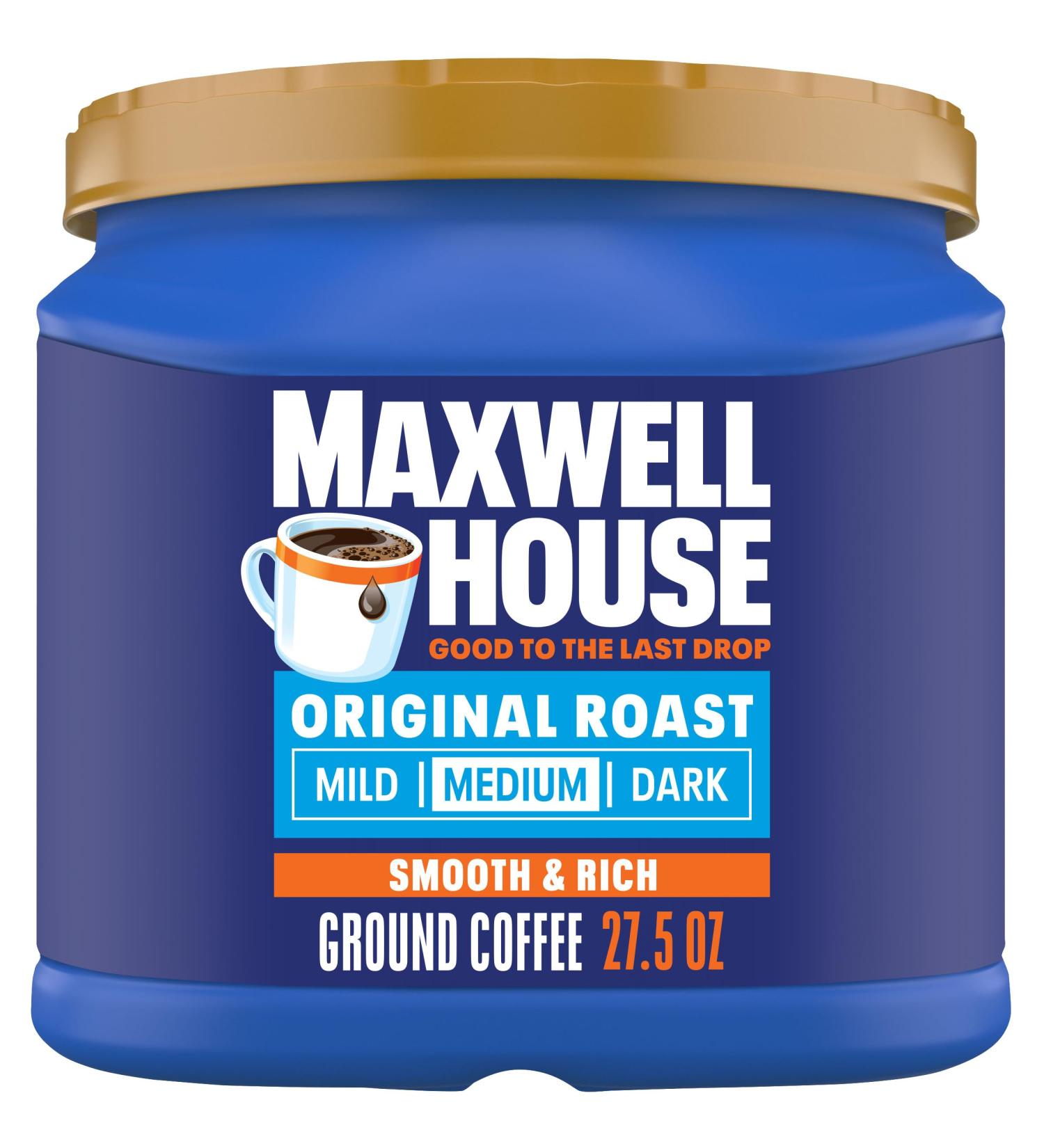Maxwell House Caf moulu moyen torr fi original de 28 oz - Buy Online on GoSupps.com