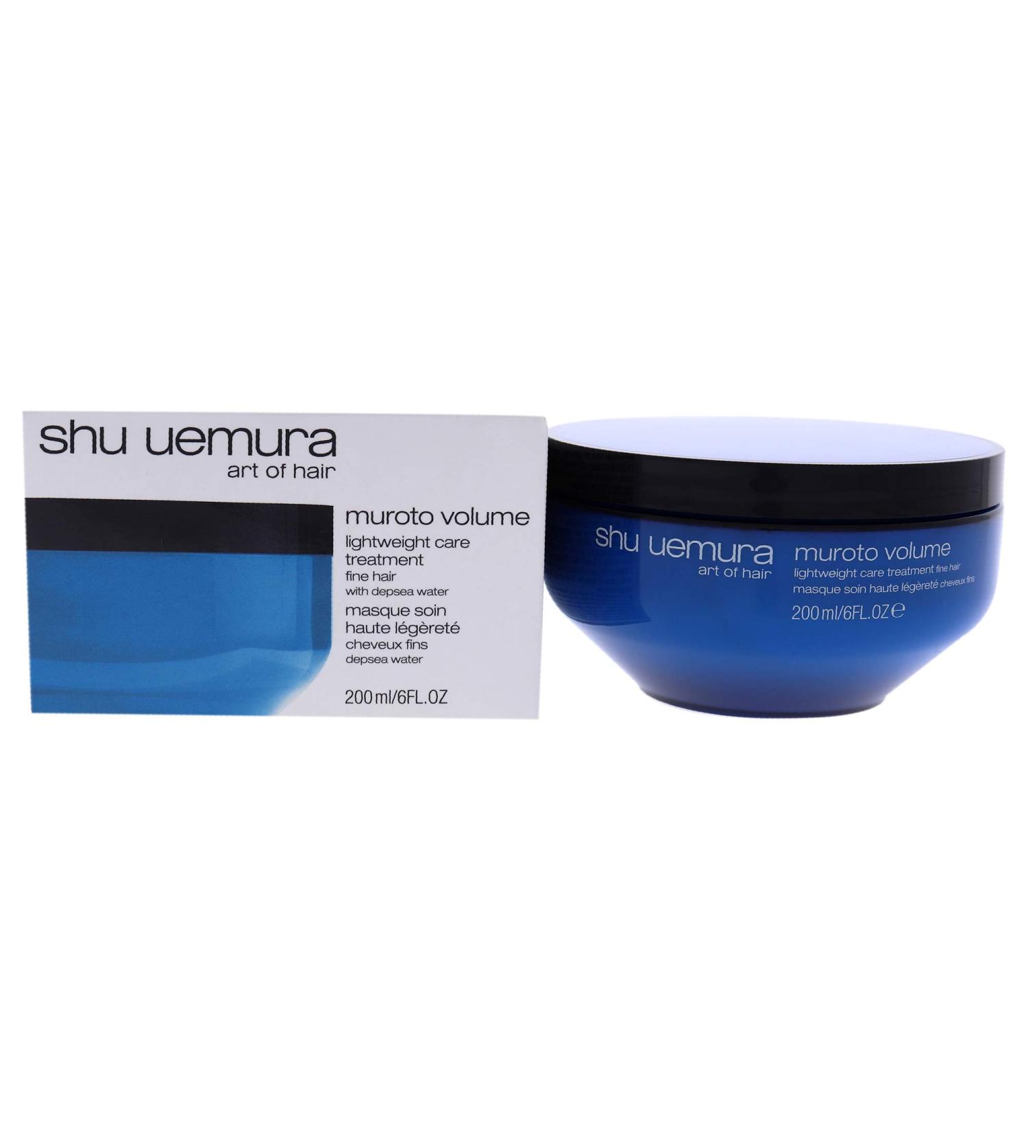 Shu Uemura Muroto Volume Care Mask for Fine Hair - Deep-Sea Minerals for Full & Smooth Hair | 200ml - International Shipping - Buy Online on GoSupps.com
