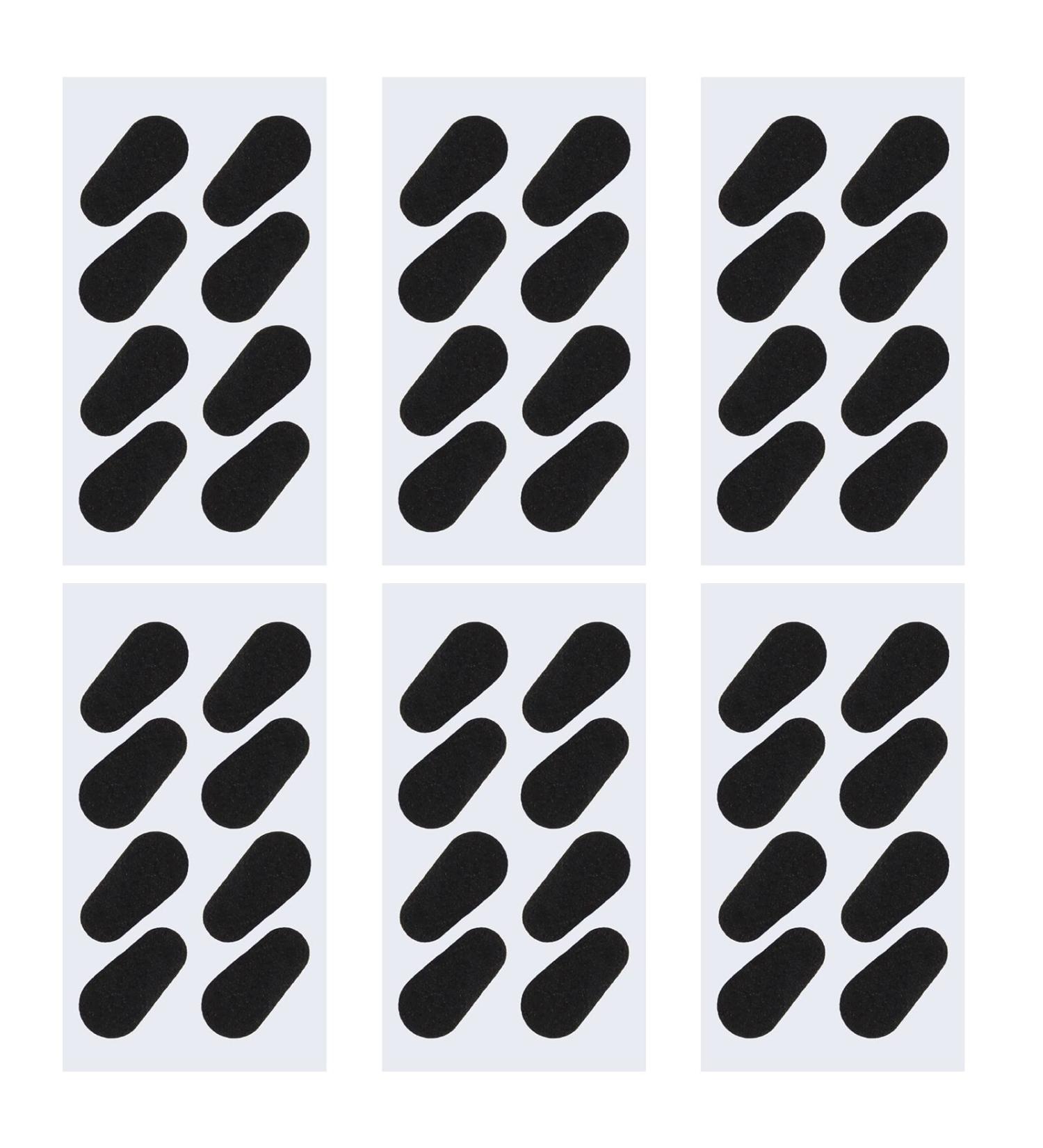 VGOL 100 Pairs Self-Adhesive Eyeglass Nose Pads - Soft EVA Sponge Non-Slip for Sunglasses & Reading Glasses | 1mm Thick Black - International Shipping Available - Buy Online on GoSupps.com