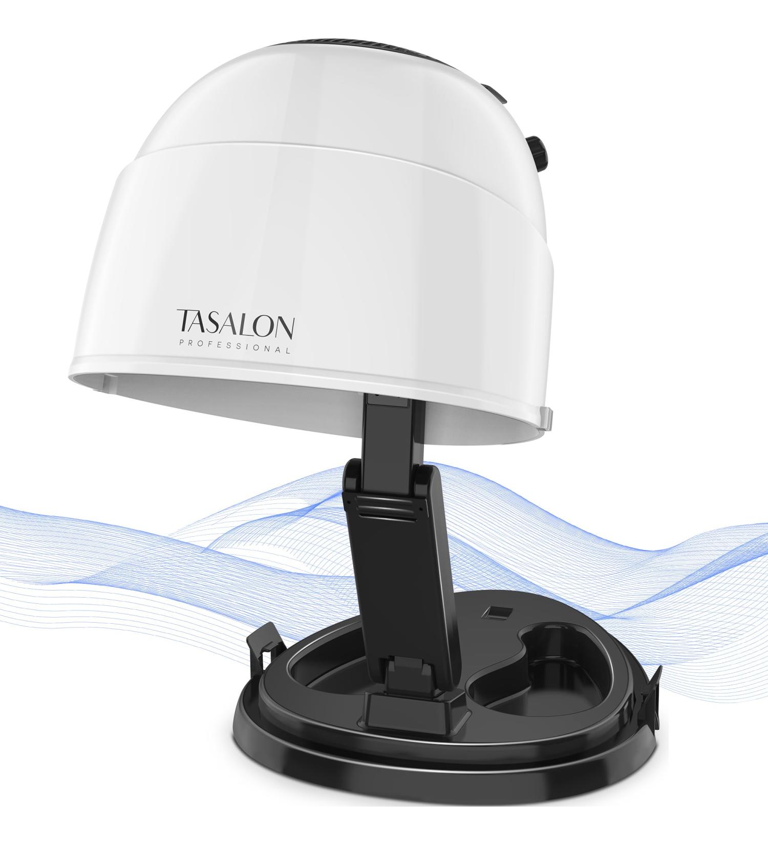 Buy TASALON 1875W Ionic Hooded Hair Dryer - 3 Heating Settings Ceramic Technology for Home & Salon Use - Portable Professional Bonnet Dryer - Buy Online on GoSupps.com