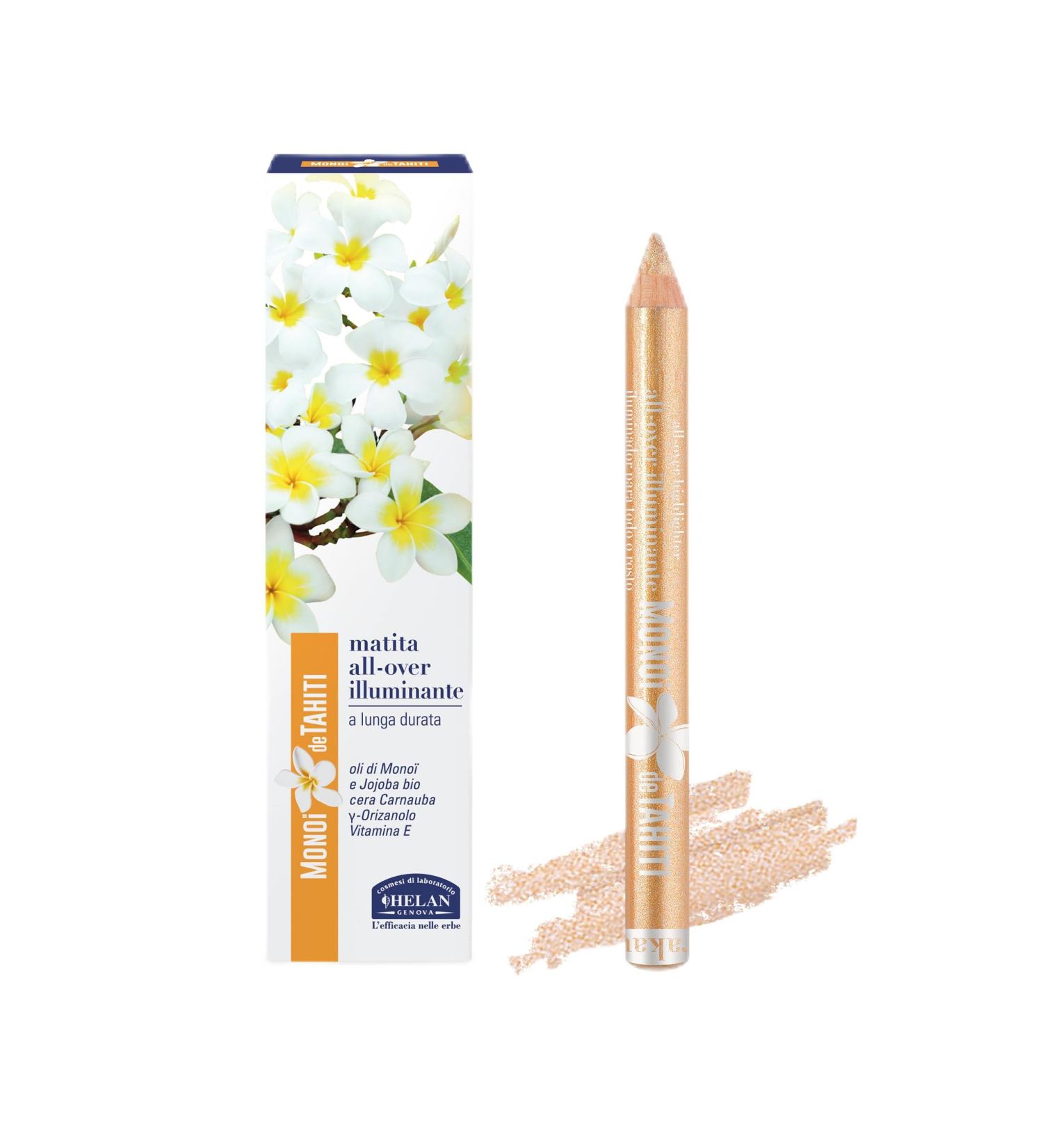 Helan Mono de Tahiti - Multipurpose Make Up Face Illuminator as Eyeshadow Pencil Glitter Eye Light Dots and Blush Stick with Vitamin E and Jojoba Oil Long Lasting Makeup Glow Effect Makeup - Buy Online on GoSupps.com