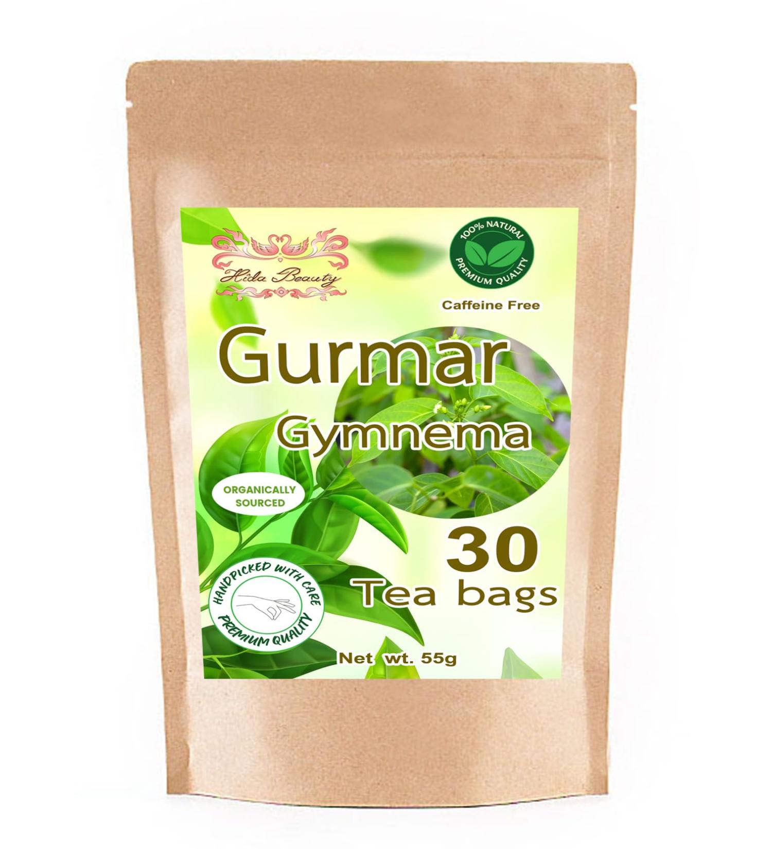 Hida Beauty Gurmar 30 Tea bags Gymnema Sylvestre Original flavor - Buy Online on GoSupps.com