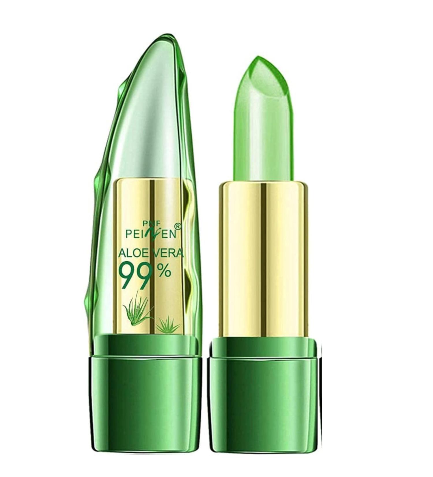 Lip Balm Organic Aloe Vera Lipstick Lips Moisturizer Long Lasting Nutritious Soothing Lip Balm Magic Temperature Colour Changing Lip Gloss Lipstick Lip Care (Pink 2) Pink 2 - Buy Online on GoSupps.com