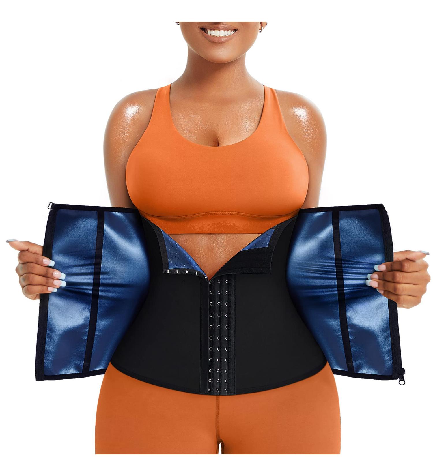 Junlan Waist Trainer Belt for Women - Slimming Sweat Corset & Fitness Belt for Weight Loss - Buy Online on GoSupps.com