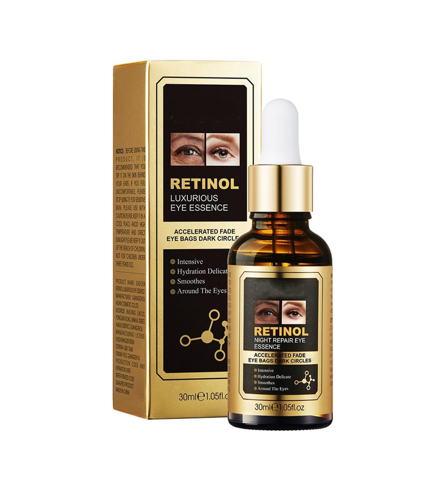 S rum au r tinol pour les yeux s rum pour les yeux au r tinol pour les cernes et les poches Hydratant en profondeur anti- ge raffermit et soul ve la peau des yeux r duit les rides et ridules et - Buy Online on GoSupps.com