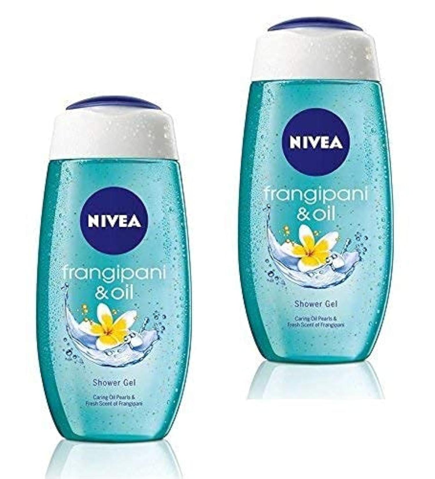 Nivea Frangipani And Oil Shower Gel - 250ml (Pack Of 2)