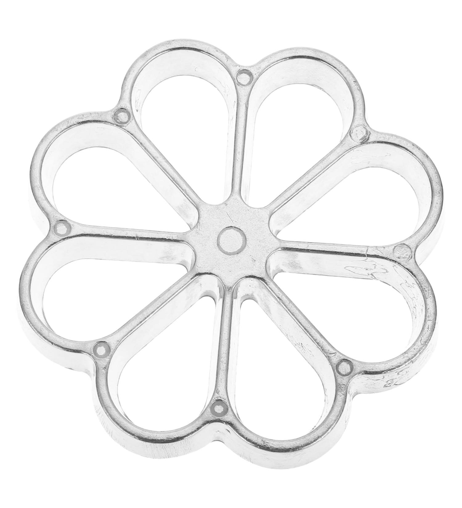 Zerodeko Oil Pier Mold Biscuits Cake Shaping Tools Durable Timbale DIY Fried Snack Mold Cutter Aluminum Alloy 7.5X7.5X1CM Silver - Buy Online on GoSupps.com