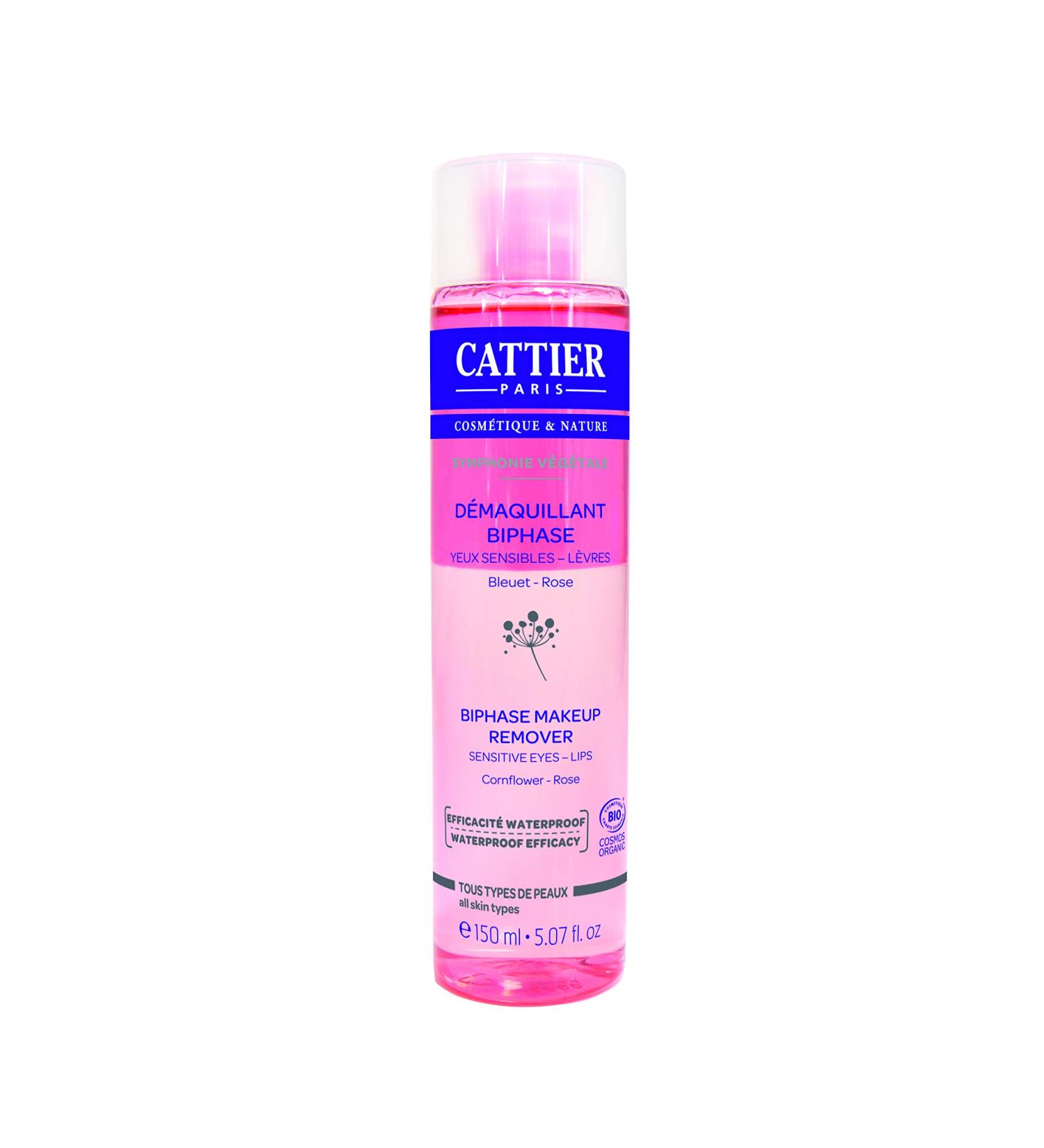 Cattier Biphase Makeup Remover 150 ml Organic 2 pieces