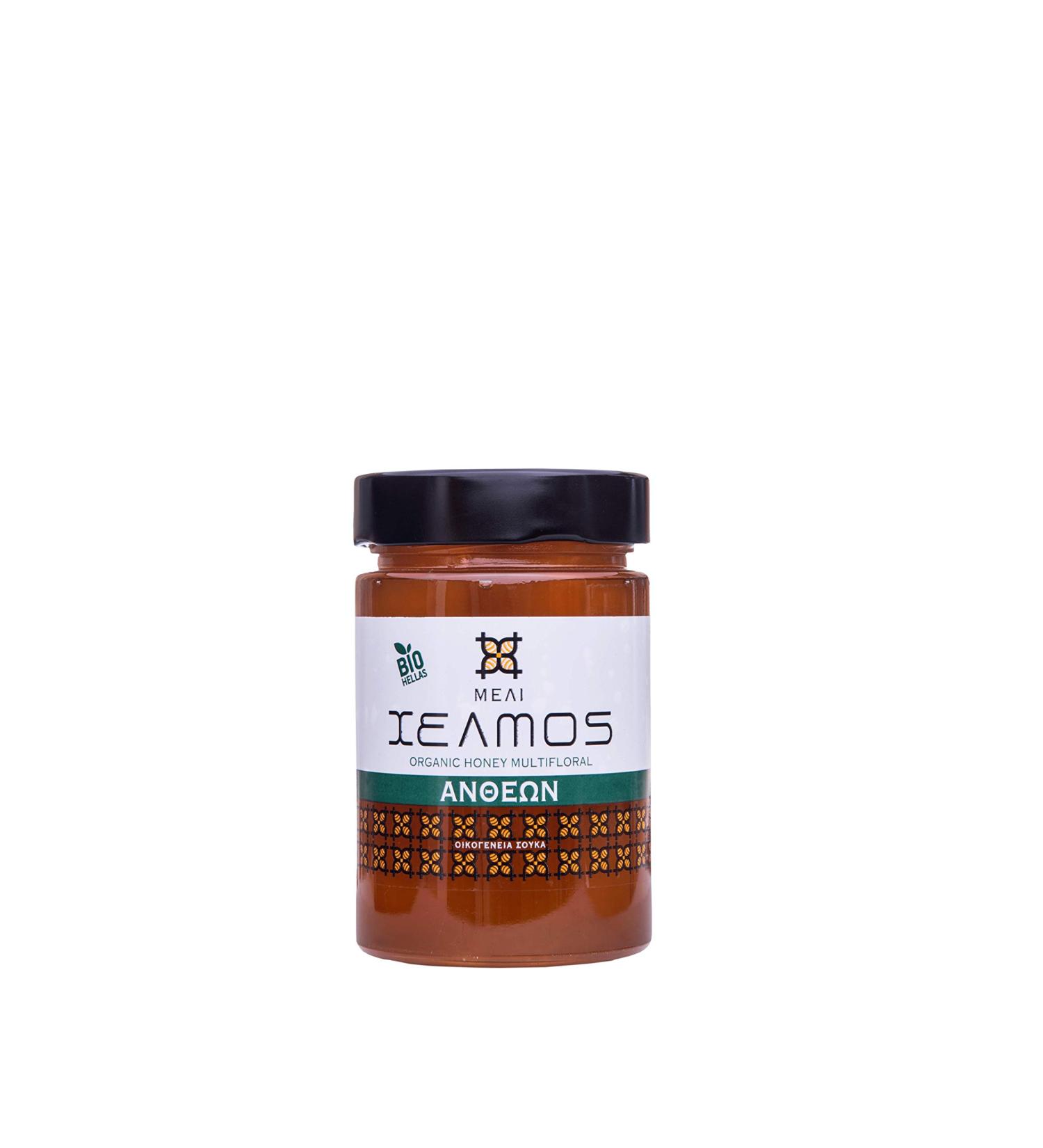 Helmos Organic Greek Multi-Flower Honey 450 g
