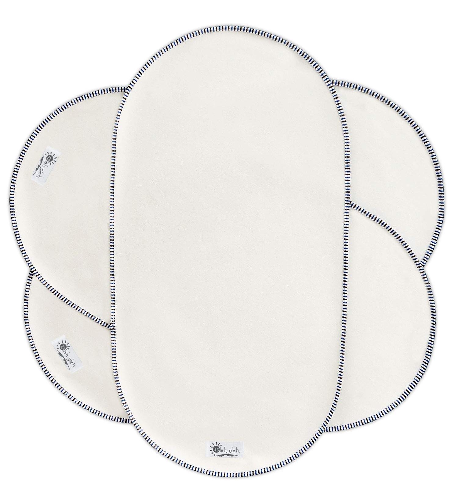 Waterproof Changing Mat Liners 3 Pack by OLEH-OLEH - White (14 x 26.5) - Buy Online on GoSupps.com