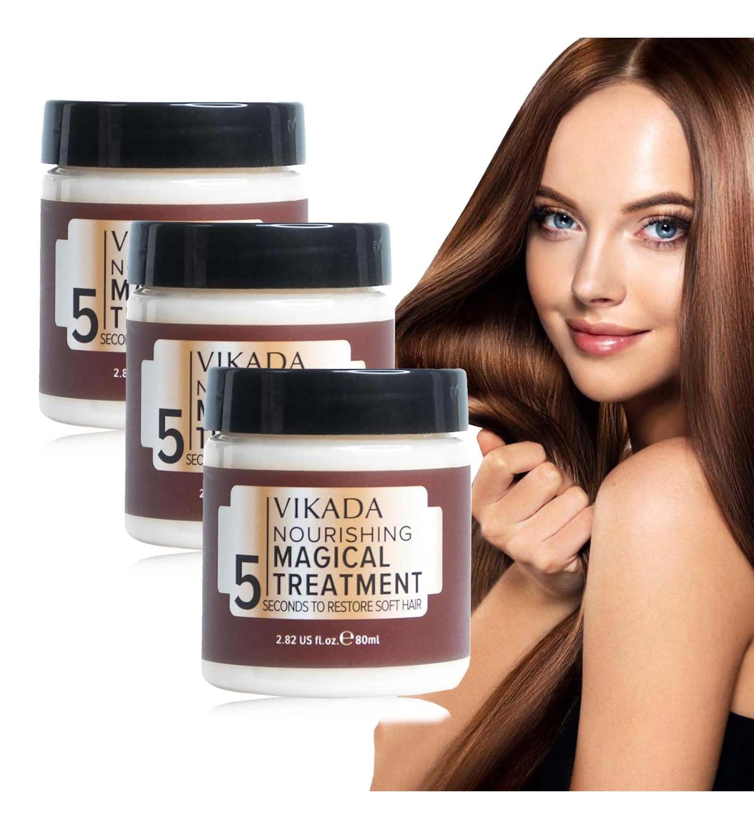 FUUZIO Vikada Nourishing Magical Treatment - 5 Seconds to Restore Soft Hair 80ml Magic Treatment Hair Treatment for Dry Damaged Hair - Buy Online on GoSupps.com