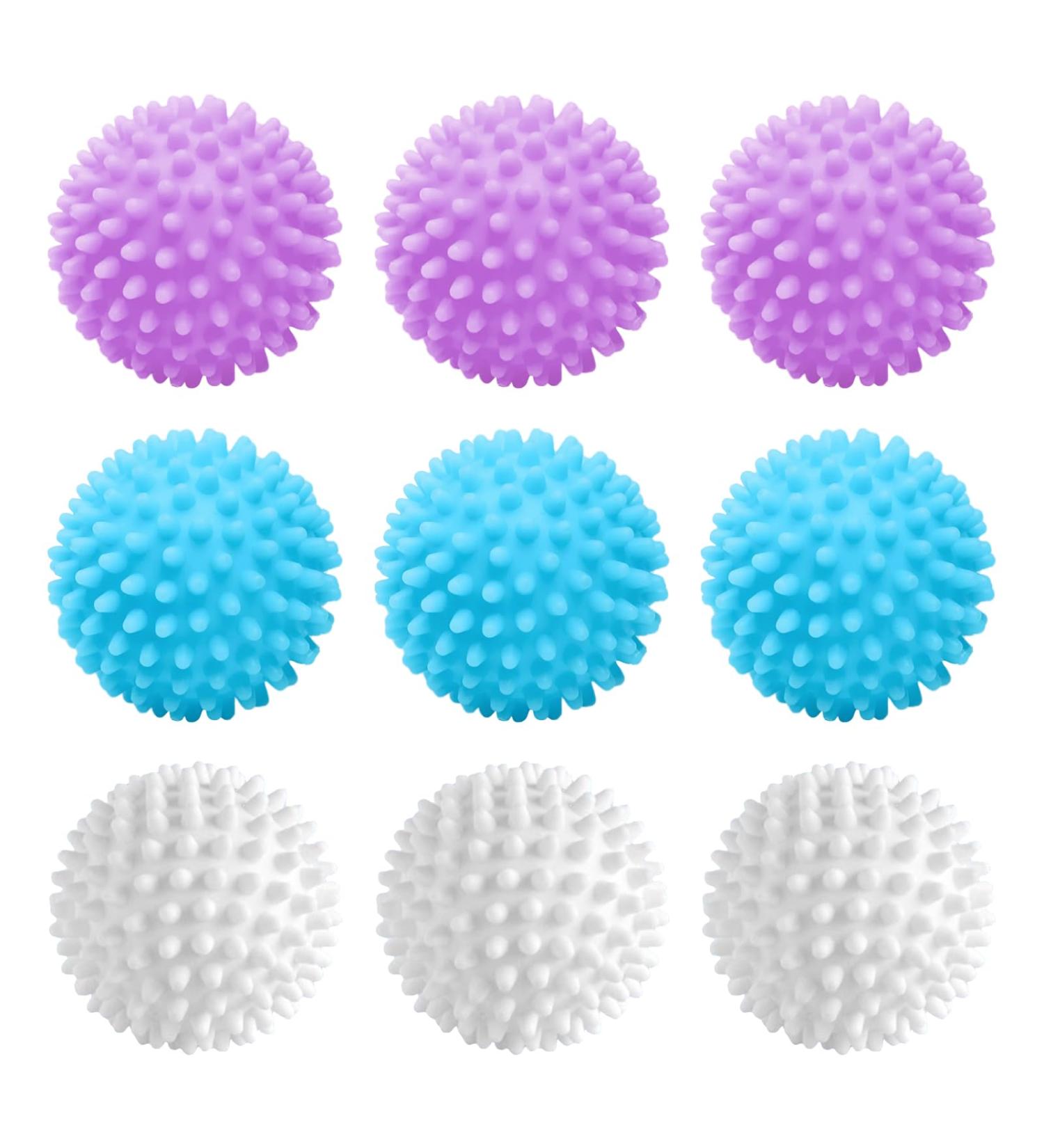 SPORWAY Dryer Balls Washing Balls Pack of 9 Washing Balls for Tumble Dryers Dryer Balls Washing Ball Reusable for Fluffy Laundry Home Clothing Cleaning - Buy Online on GoSupps.com