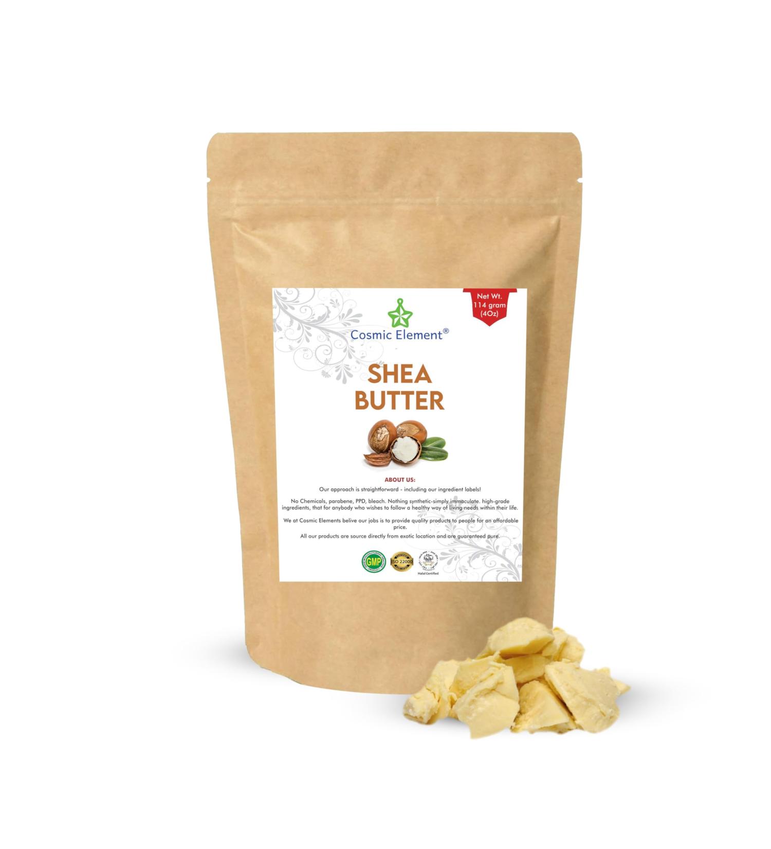 Unrefined African Shea Butter - 100% Pure Ivory Body Butter for Dry Skin - Moisturizing & Soothing - 4 Oz for DIY Whipped Body Butters - Buy Online on GoSupps.com