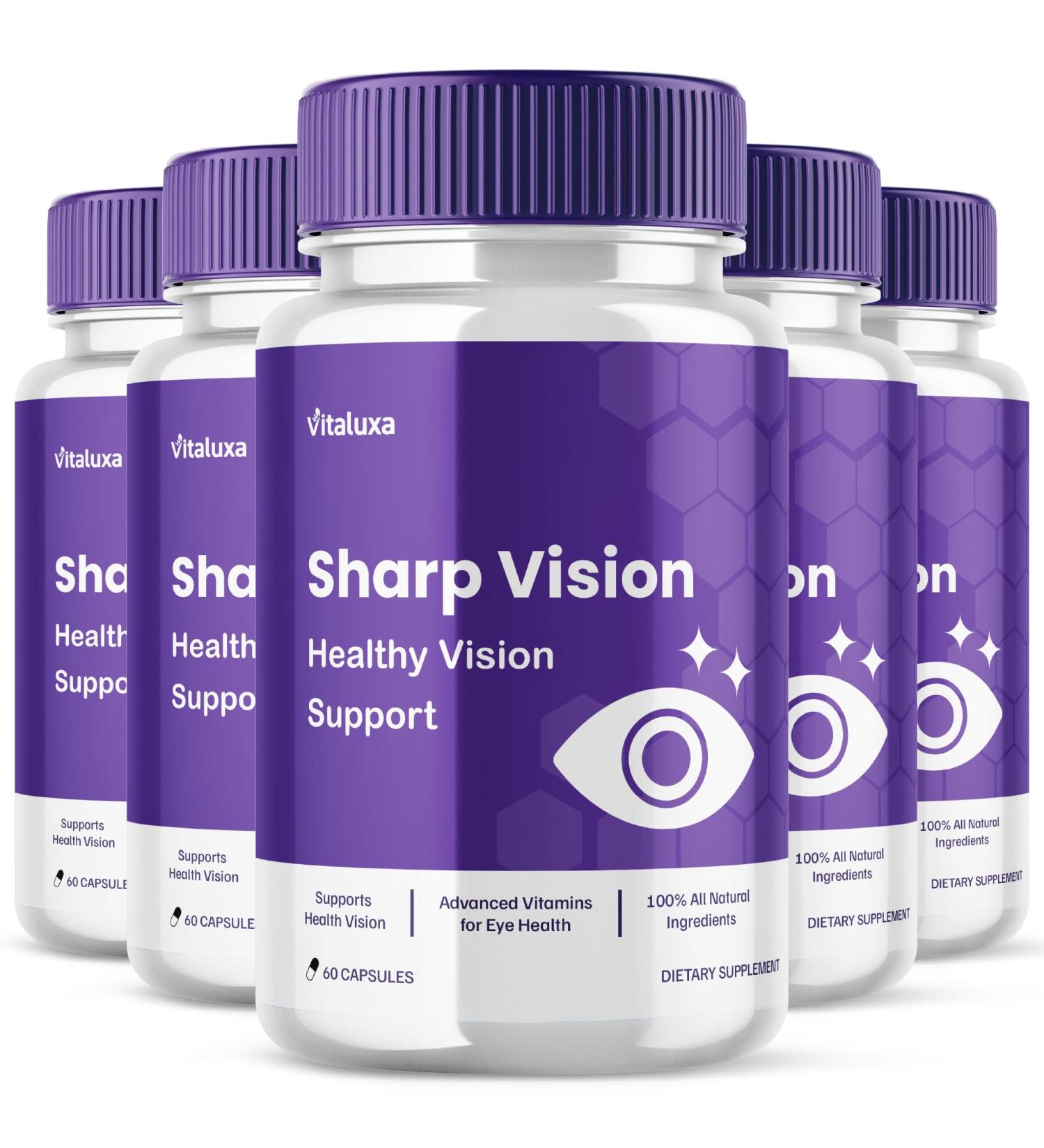 (5 Pack) Sharp Vision Eye Supplement Sharpe Vision Capsules for Advanced Healthy Eyesight Retina Support Formula SharpVision Pills Clear Eyes Sharper Vision Improvement Vitamins Formula (300 Ct) - Buy Online on GoSupps.com