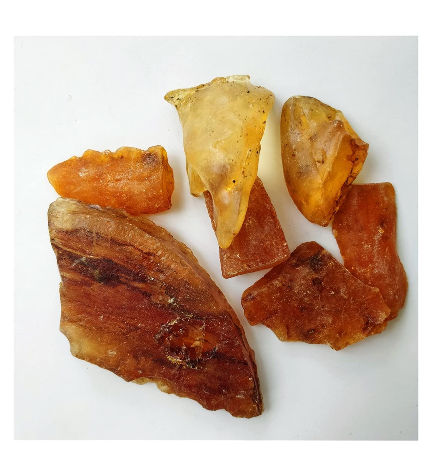 Natural Crystal Rough Natural Loose Gemstone Rough Raw Stone Natural Resin Minerals natural luster 50g - Buy Online on GoSupps.com