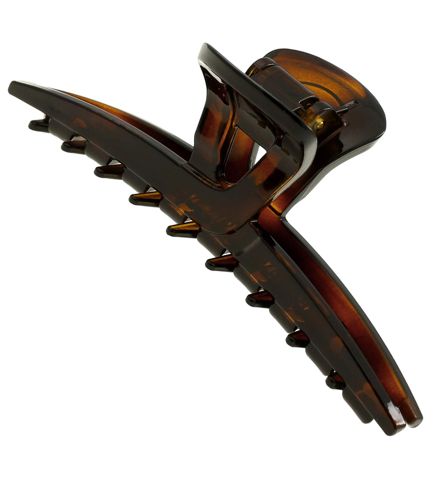 Camila Paris CP2371 French Hair Clip for Women - Narrow Double Teeth Claw Clip for Strong Hold - Fashionable Tortoise Shell Design - Made in France - Buy Online on GoSupps.com