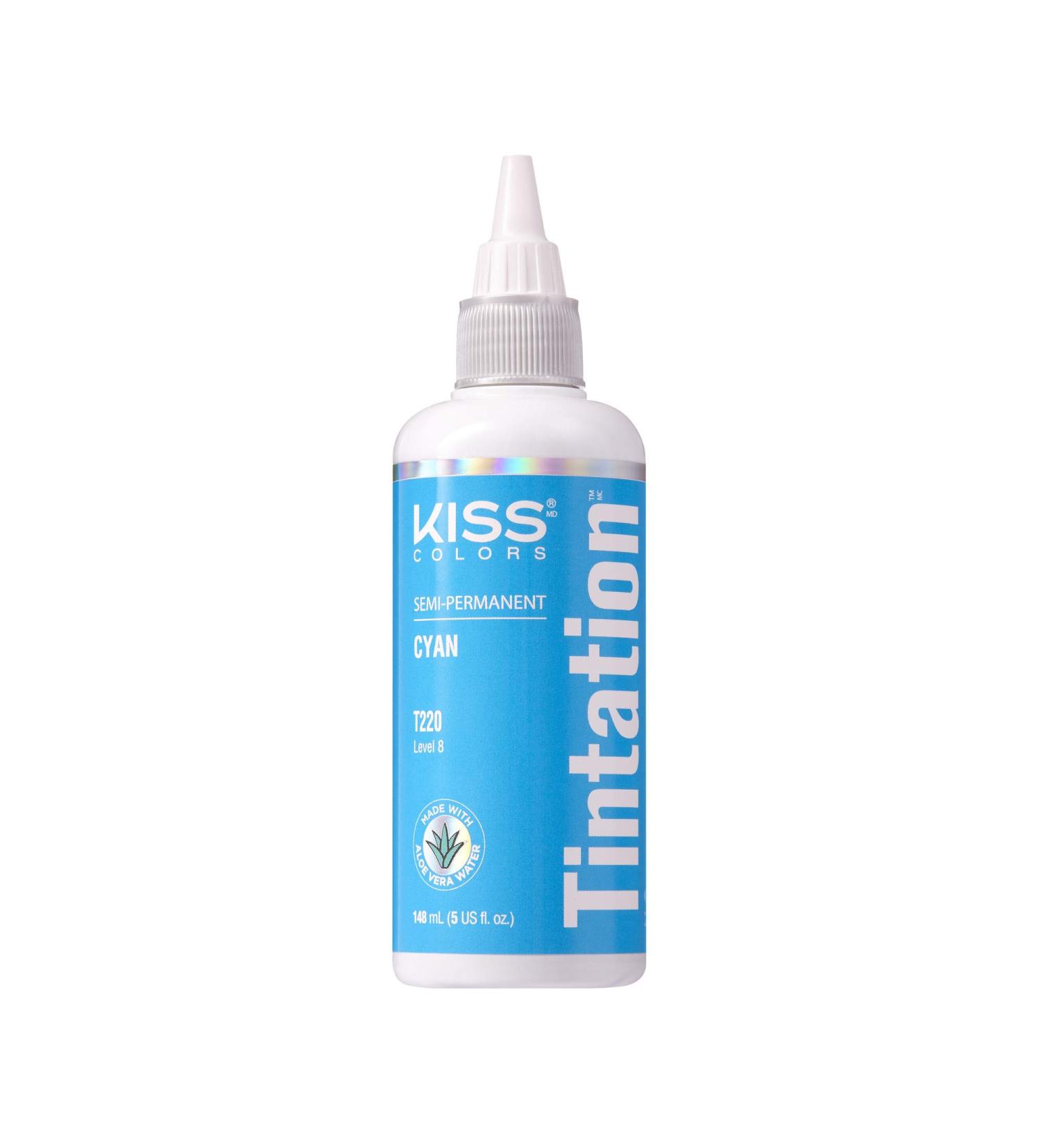 Kiss Tintation Semi-Permanent Hair Color 5 Ounce T740 Or Rose - Buy Online on GoSupps.com