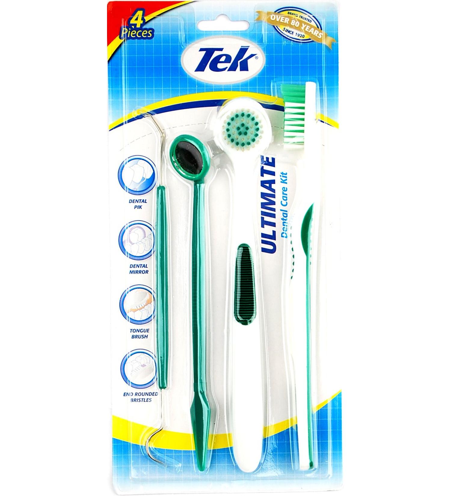 Tek Ultimte Dental Care Kit (Blue) 3pack