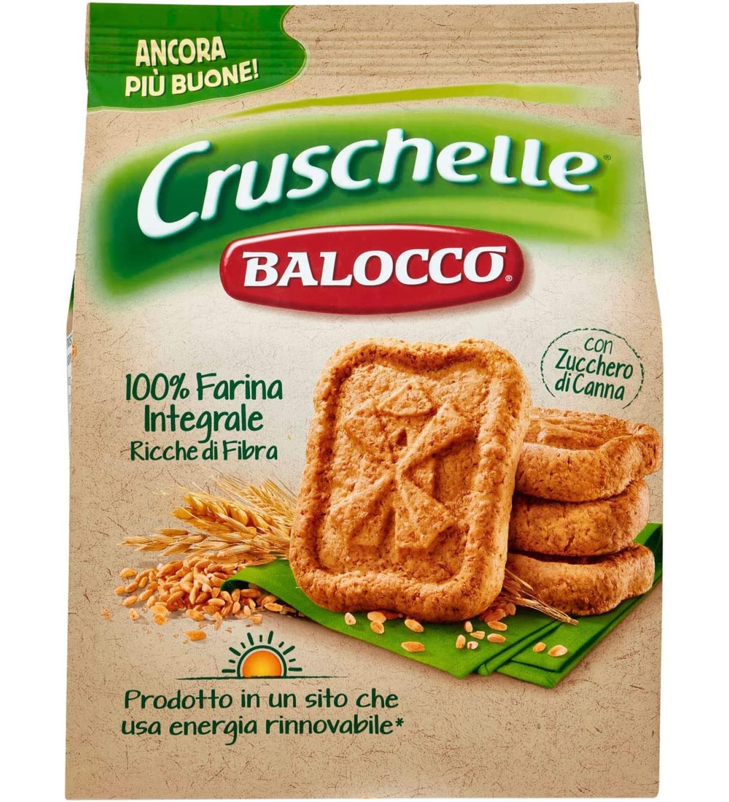  Balocco Balocco Biscotti con farina integrale e zucchero di canna biscuits with solid grain flour and brown sugar cookies 100% Italian biscuits 700 g set of 6 - Buy Online on GoSupps.com
