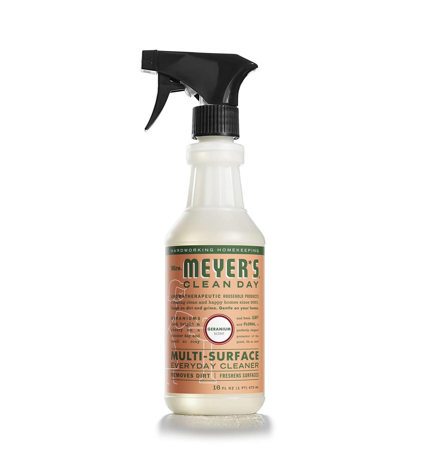 MRS. MEYER'S CLEAN DAY All-Purpose Cleaner Spray - Geranium Scent 16 fl. oz | Eco-Friendly International Shipping - Buy Online on GoSupps.com