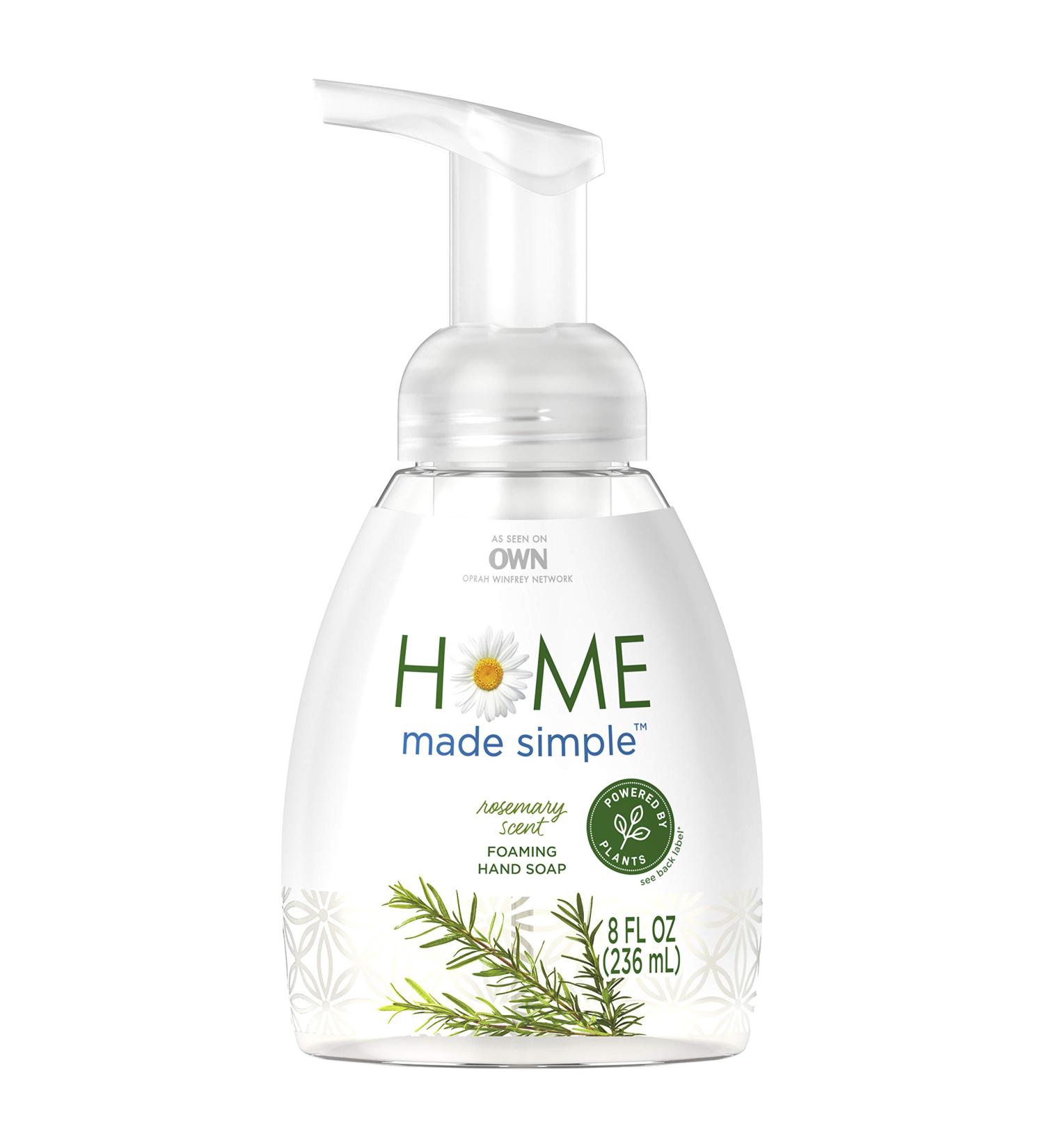 Buy Home Made Simple Rosemary Foaming Hand Soap 8 Fl Oz | Pack of 6 - International Shipping Available - Buy Online on GoSupps.com