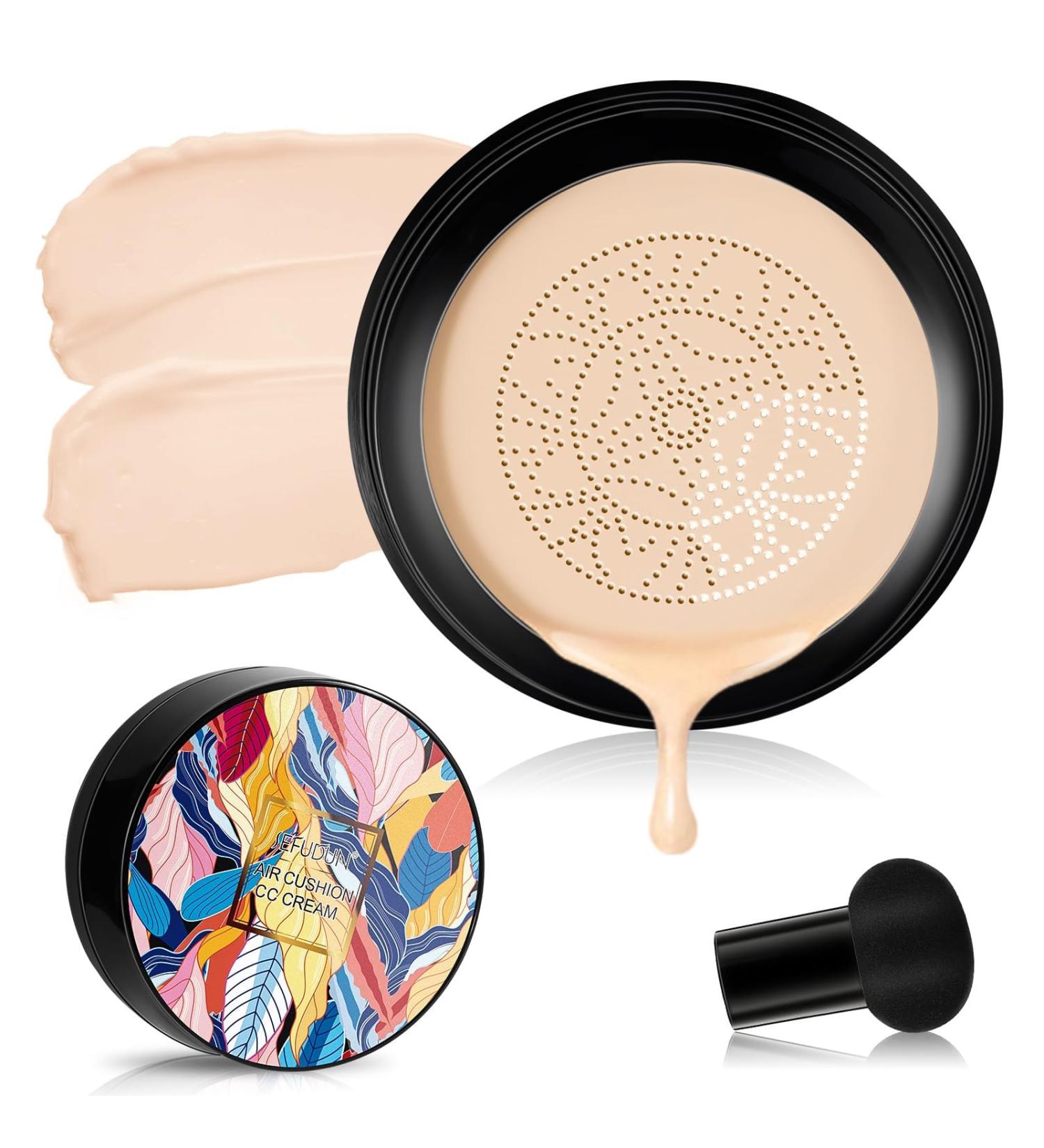 IFFANY Waterproof CC Cream Cushion Long Lasting Foundation BB Cream Matte Concealer Long Lasting Brightener - Buy Online on GoSupps.com