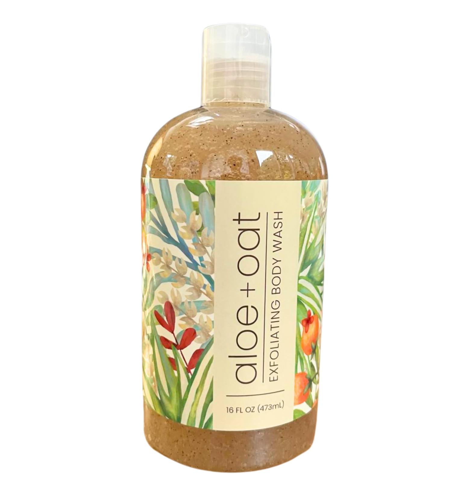 Buy Greenwich Bay Trading Company Aloe & Oat Exfoliating Body Wash 16oz - Nourishing Gentle Exfoliation for All Skin Types | International Shipping Available - Buy Online on GoSupps.com
