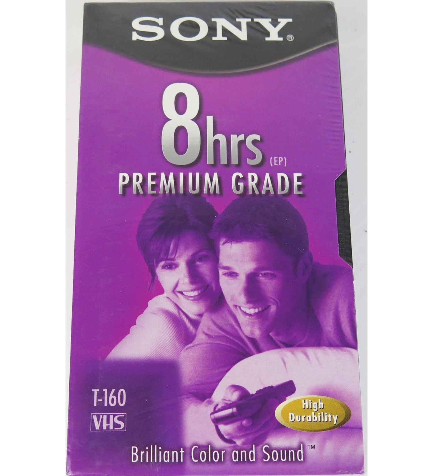 Sony T-160 Premium Grade VHS Tapes - 10 Pack