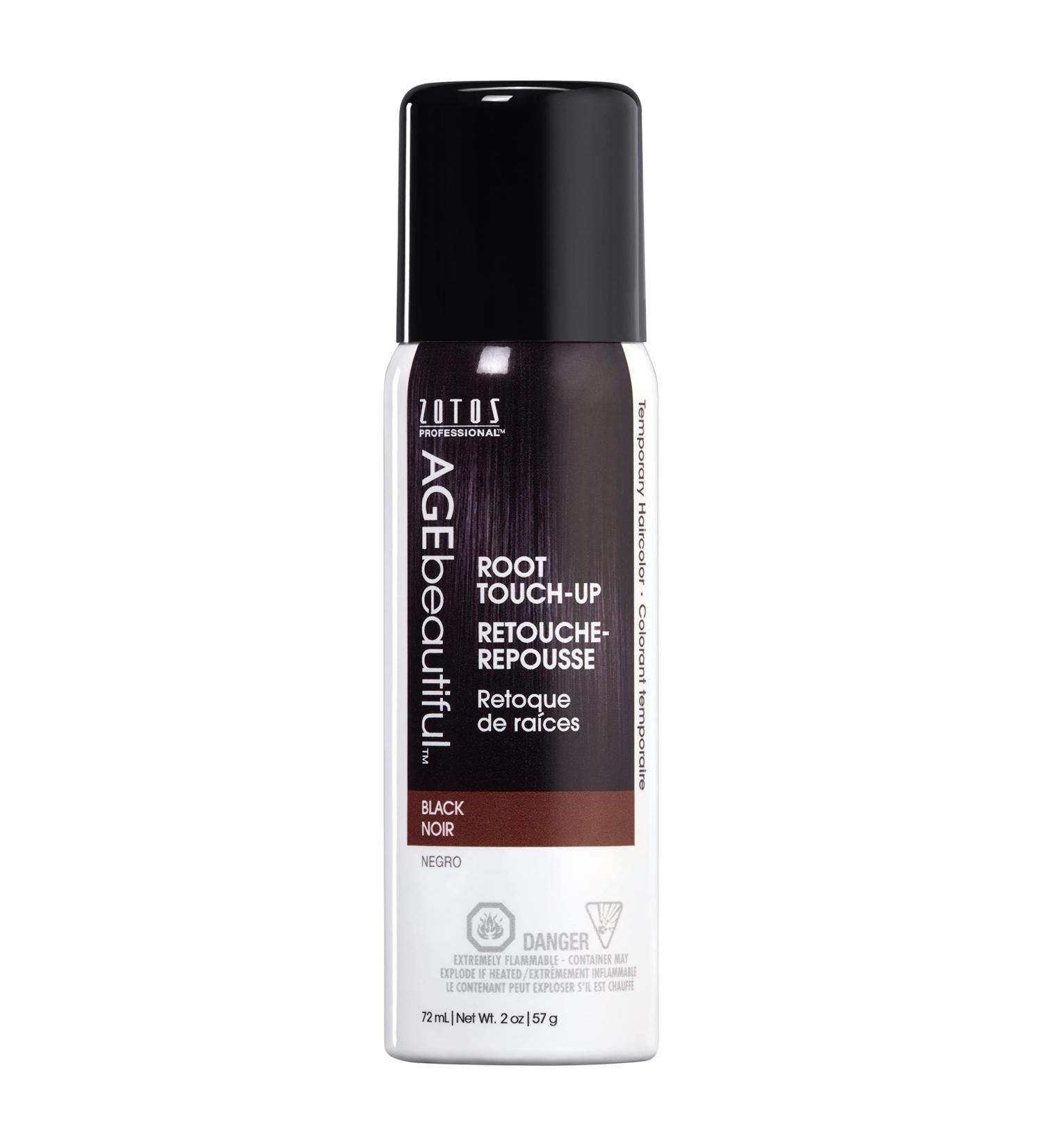 AGEbeautiful Root Touch Up Hair Color Spray - Temporary Gray Concealer | Black/Brown/Blonde/Red - Buy Online on GoSupps.com