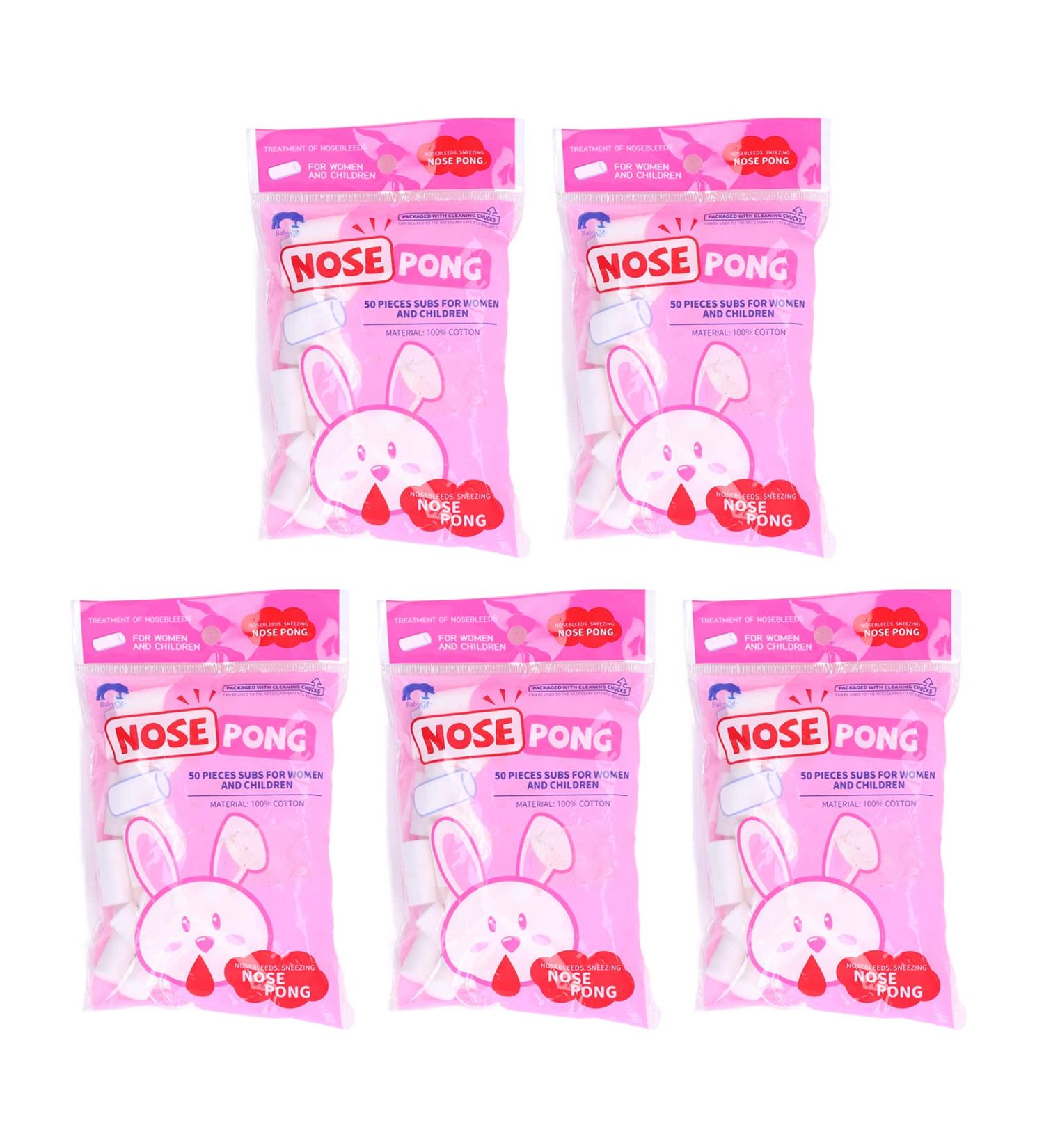 5 Packs High-Suction Nosebleed Cotton Stoppers | Soft Rolled Dental Nose Blood Plugs for Small - International Shipping - Buy Online on GoSupps.com