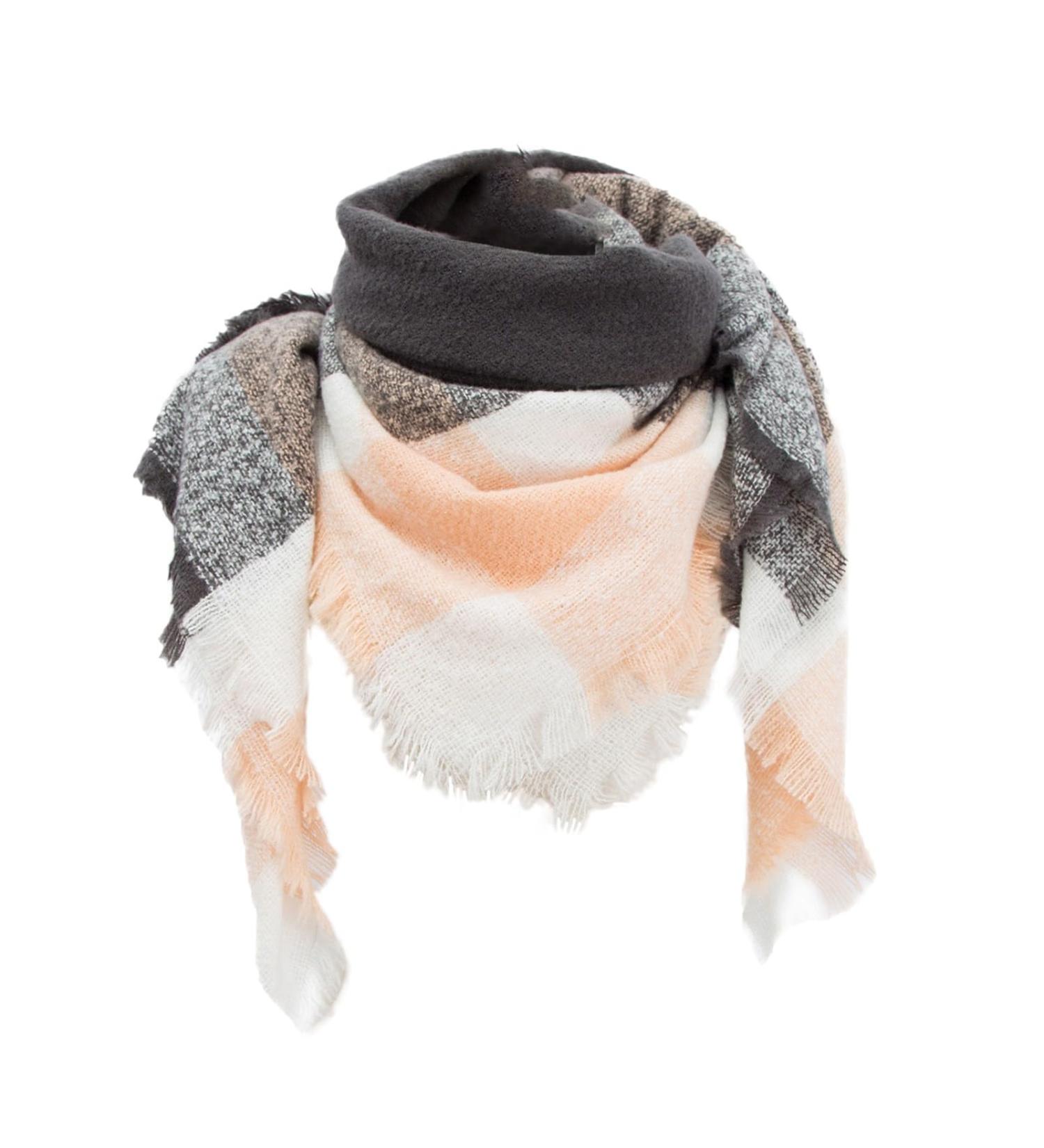 Soft Orange Women's Scarves - Warm Triangular Autumn & Winter Accessories for Every Season - Buy Online on GoSupps.com