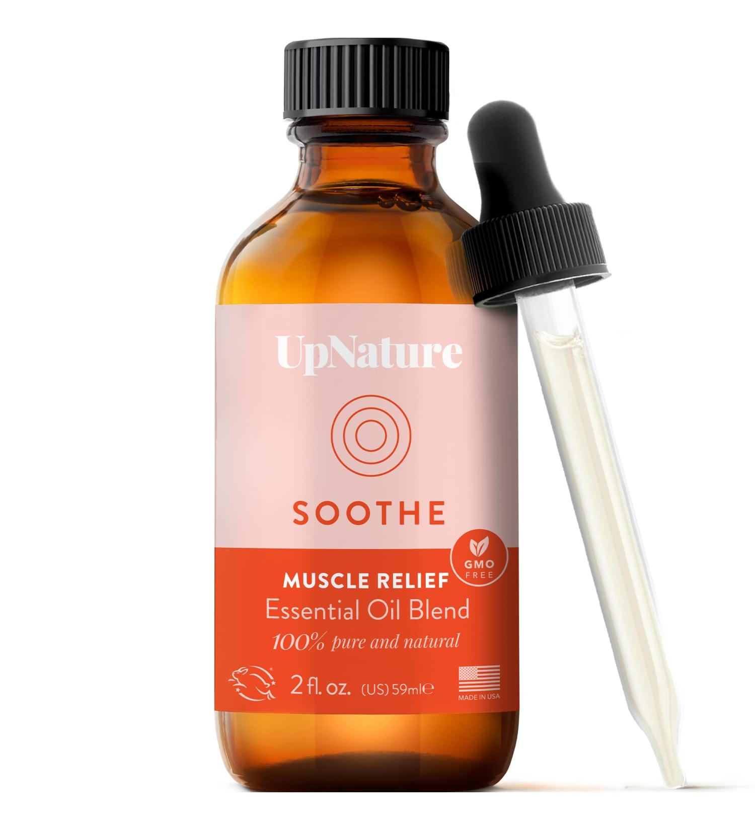 Soothe Essential Oil Roll Blend 2oz - Relieve Muscle Pain & Discomfort, Breathe Easy, Improve Circulation - Peppermint, Wintergreen, Eucalyptus & Camphor Oil - Buy Online on GoSupps.com