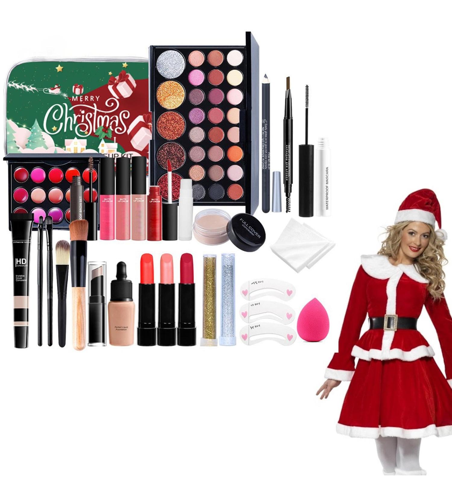  G n rique Multi In 1 Women's Makeup Set Girls Makeup Set Christmas Beginners Complete Cosmetic Waterproof - Eyeshadow Palette for Learning Everyday Makeup Photography and Traveling - Buy Online on GoSupps.com