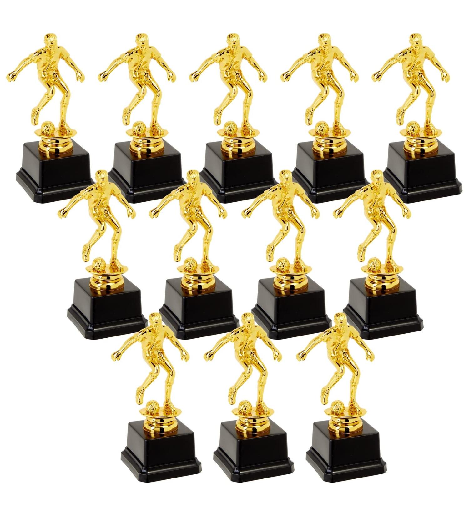 Juvale Small Gold Soccer Trophies - Perfect for Awards, Tournaments, and Championships - 2.5 x 6.0 in, 12 Pack - Buy Online on GoSupps.com