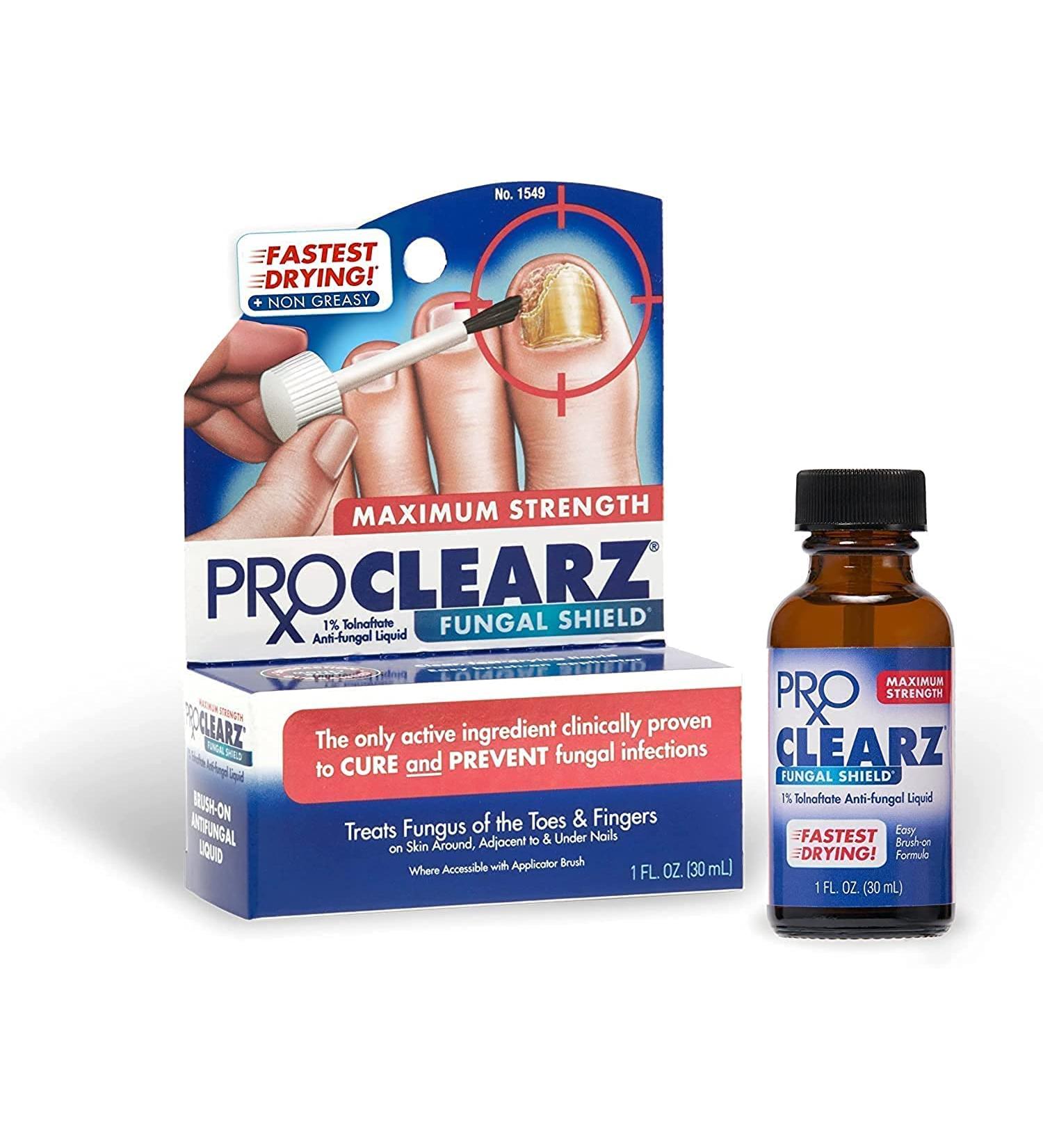 Proclearz Fungal Shield Antifungal Liquid 1 Oz - Maximum Strength Brush-on Treatment - Buy Online on GoSupps.com