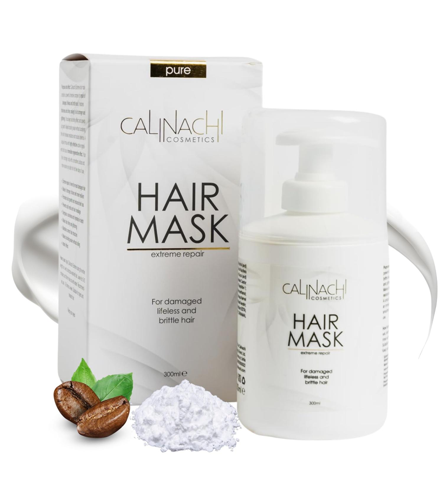 Calinachi Cosmetics CALINACHI Protein mask against hair loss dry to normal and normal 300 ml - Buy Online on GoSupps.com