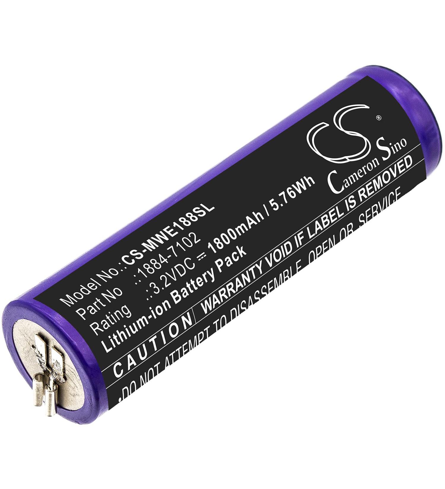 WOLWES Battery Replacement for Moser & Wahl - Compatible with P/N: 1884-7102 Ermila 1884/1885 Wahl Li+Pro - Buy Online on GoSupps.com